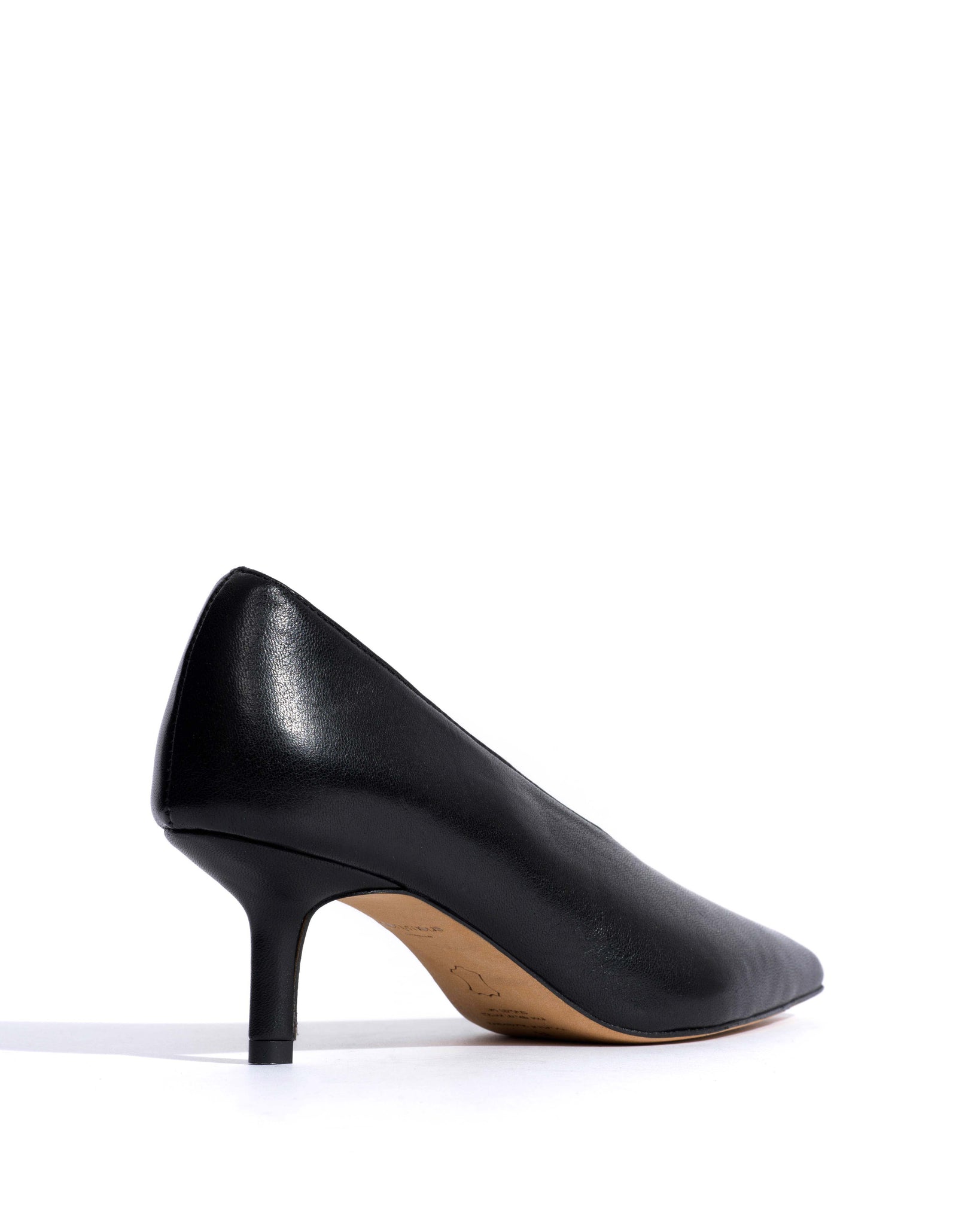 Phia 55 pin Shiny lamb Black - Anonymous Copenhagen Heels
