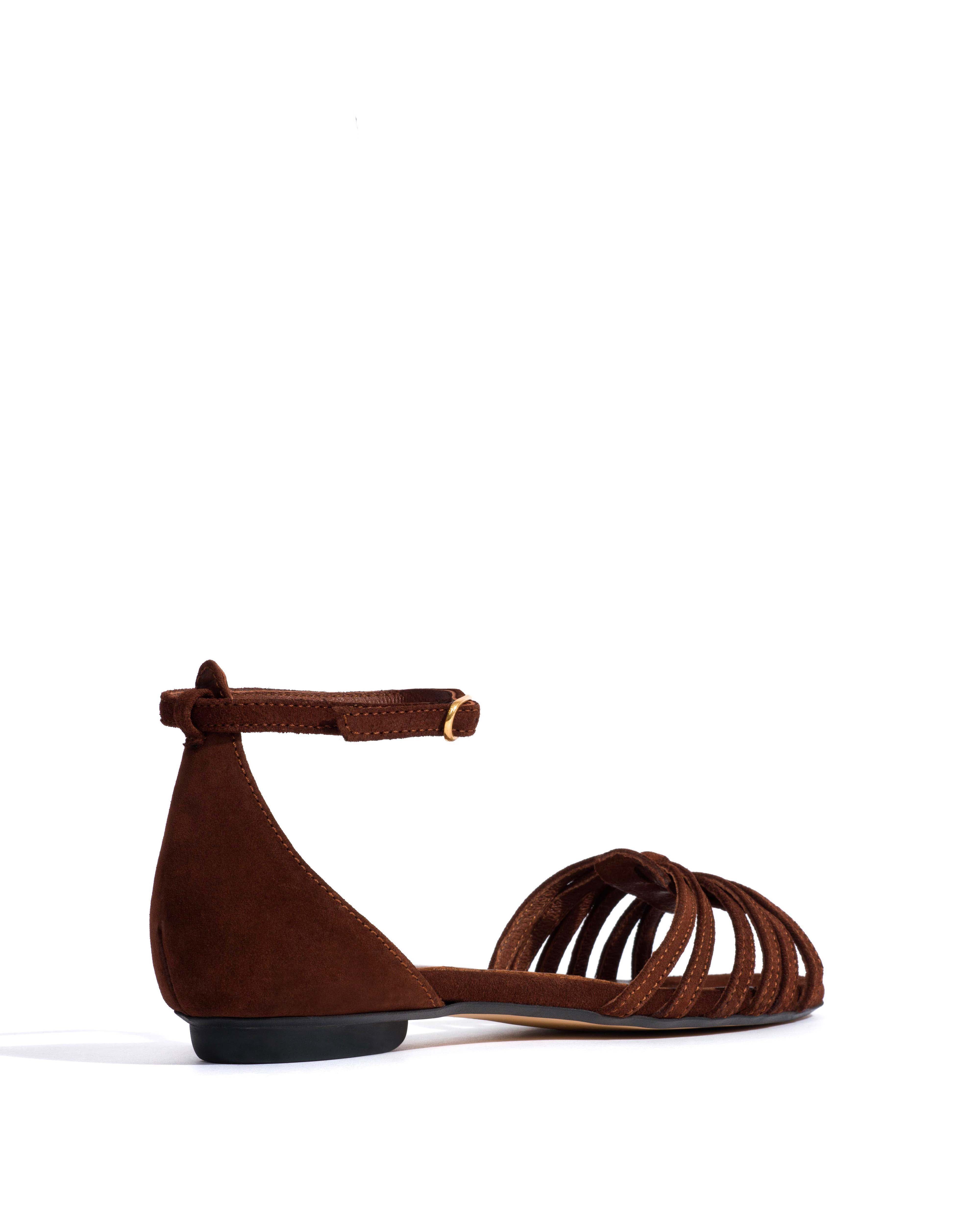 Mareike 10 Calf suede Chocolate