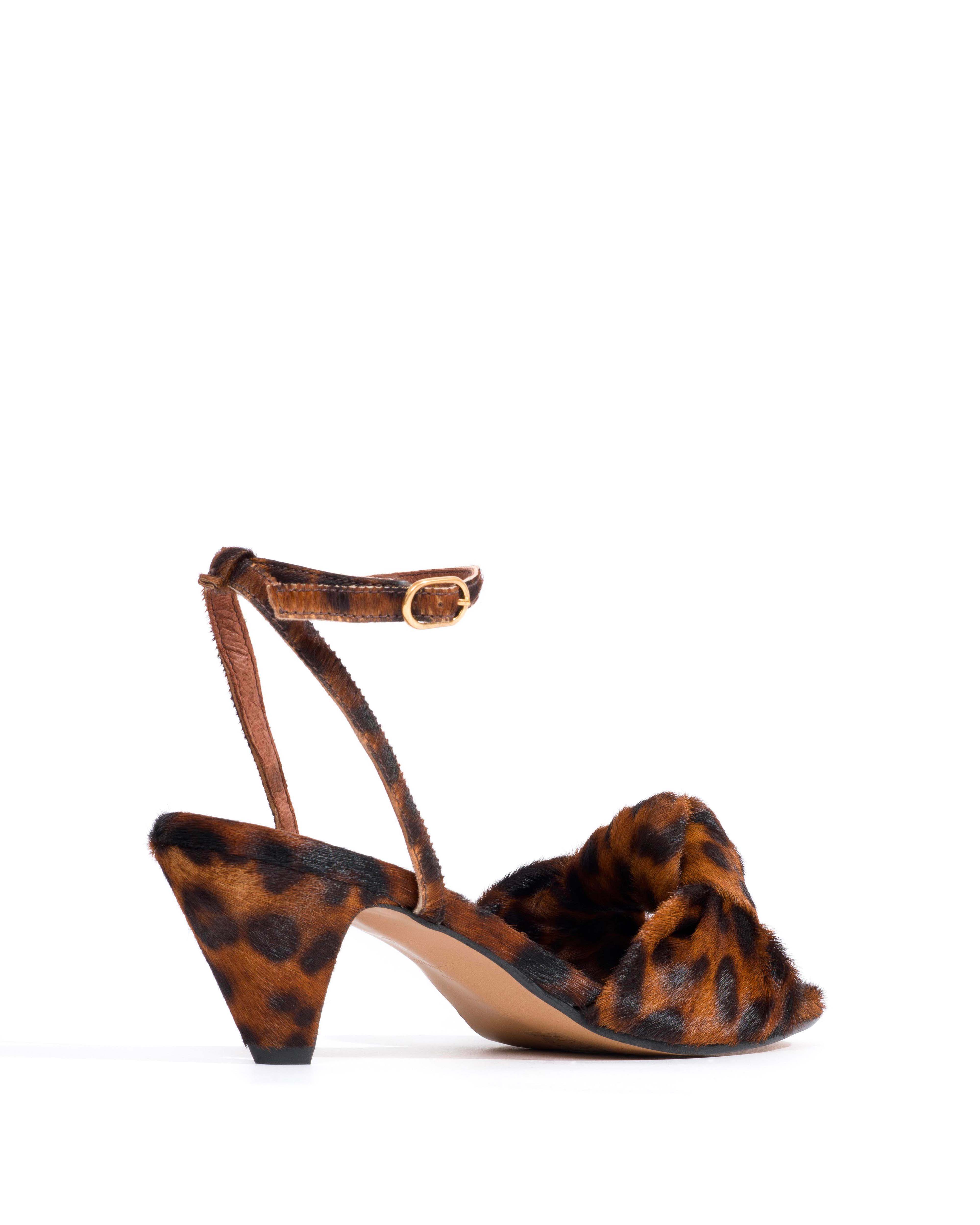 Aliza 50 stiletto Calf hair Leopard