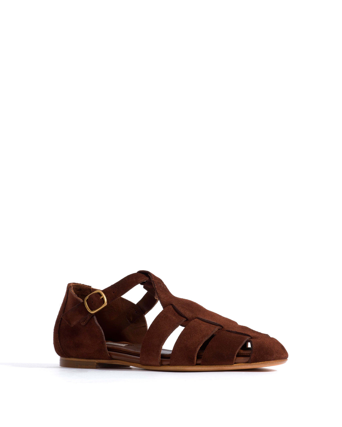 Lain flats Calf suede Chocolate