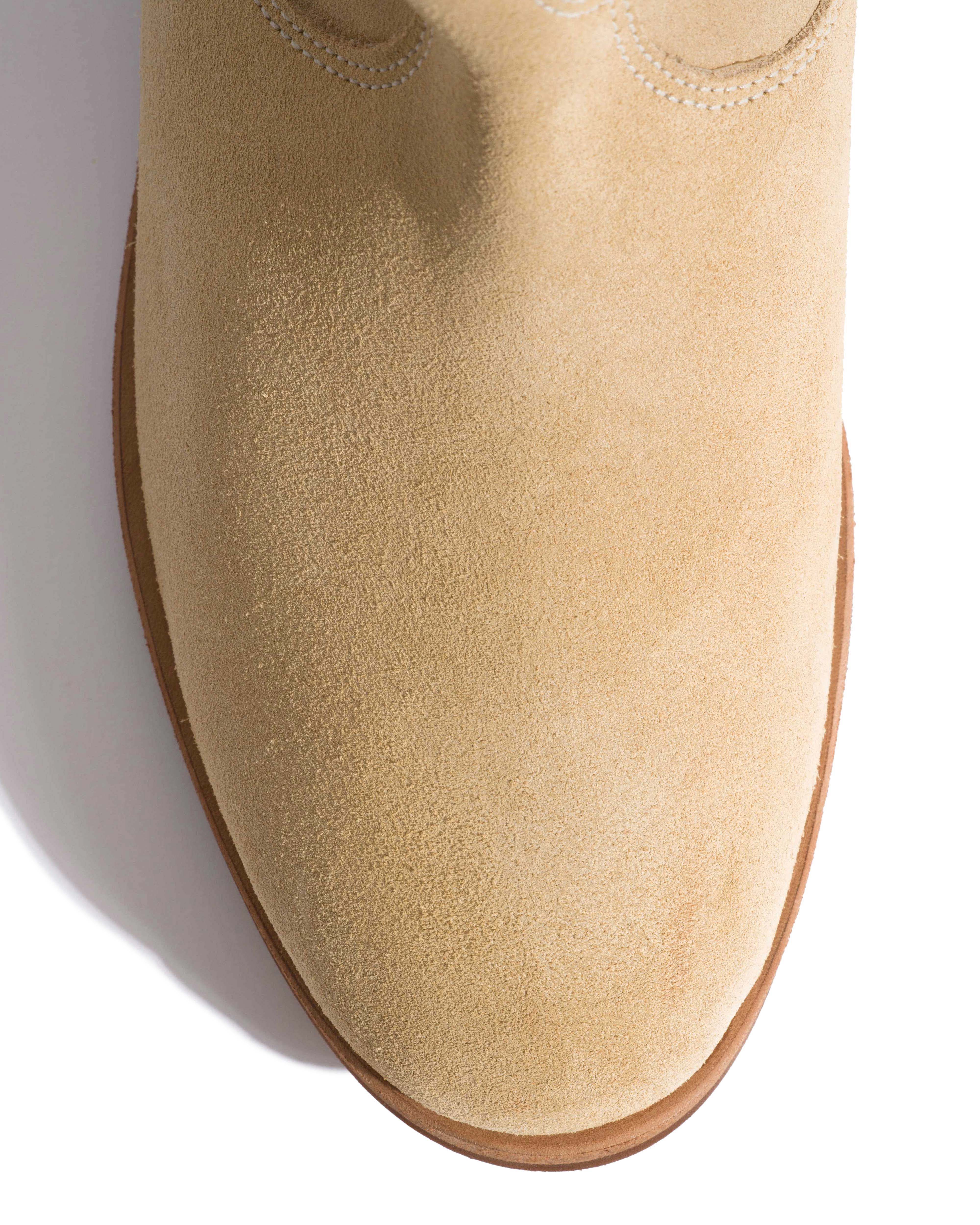 Claudia Calf suede Creamy sand