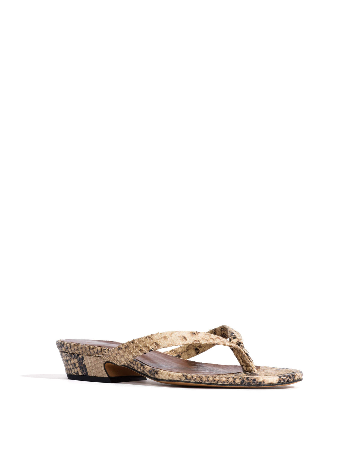 Chung 25 Snake calf Natural sand