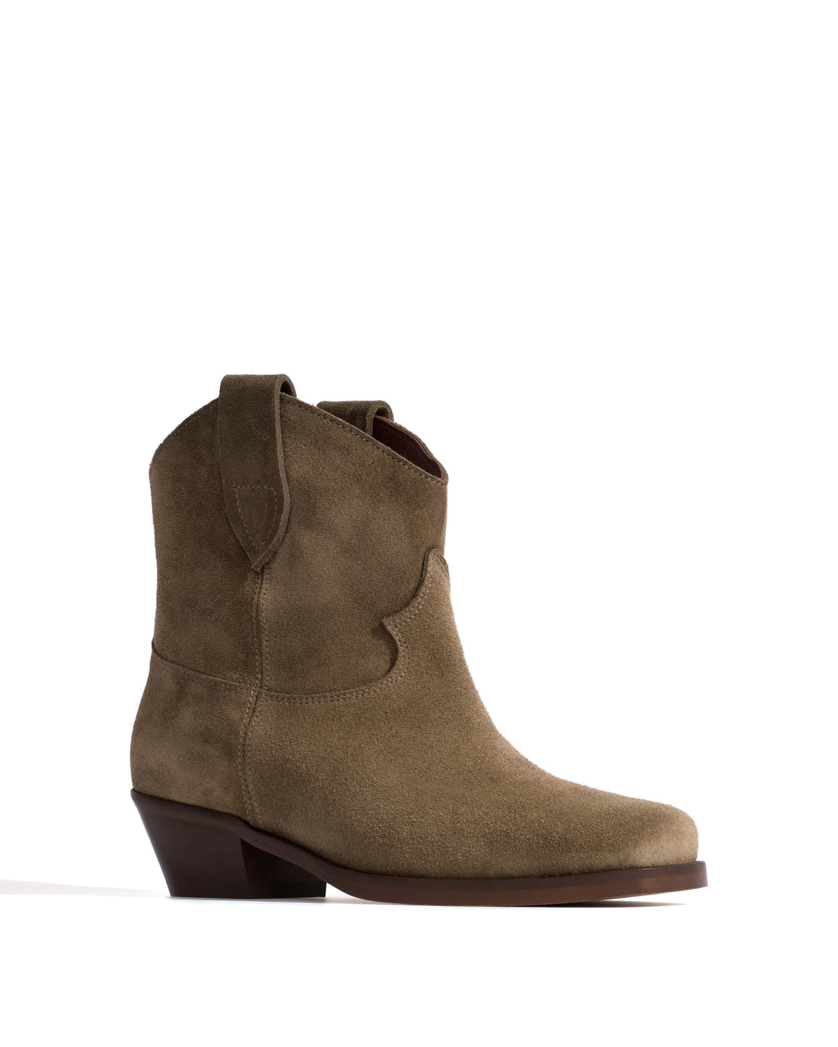 Mandall Calf suede Dried olive