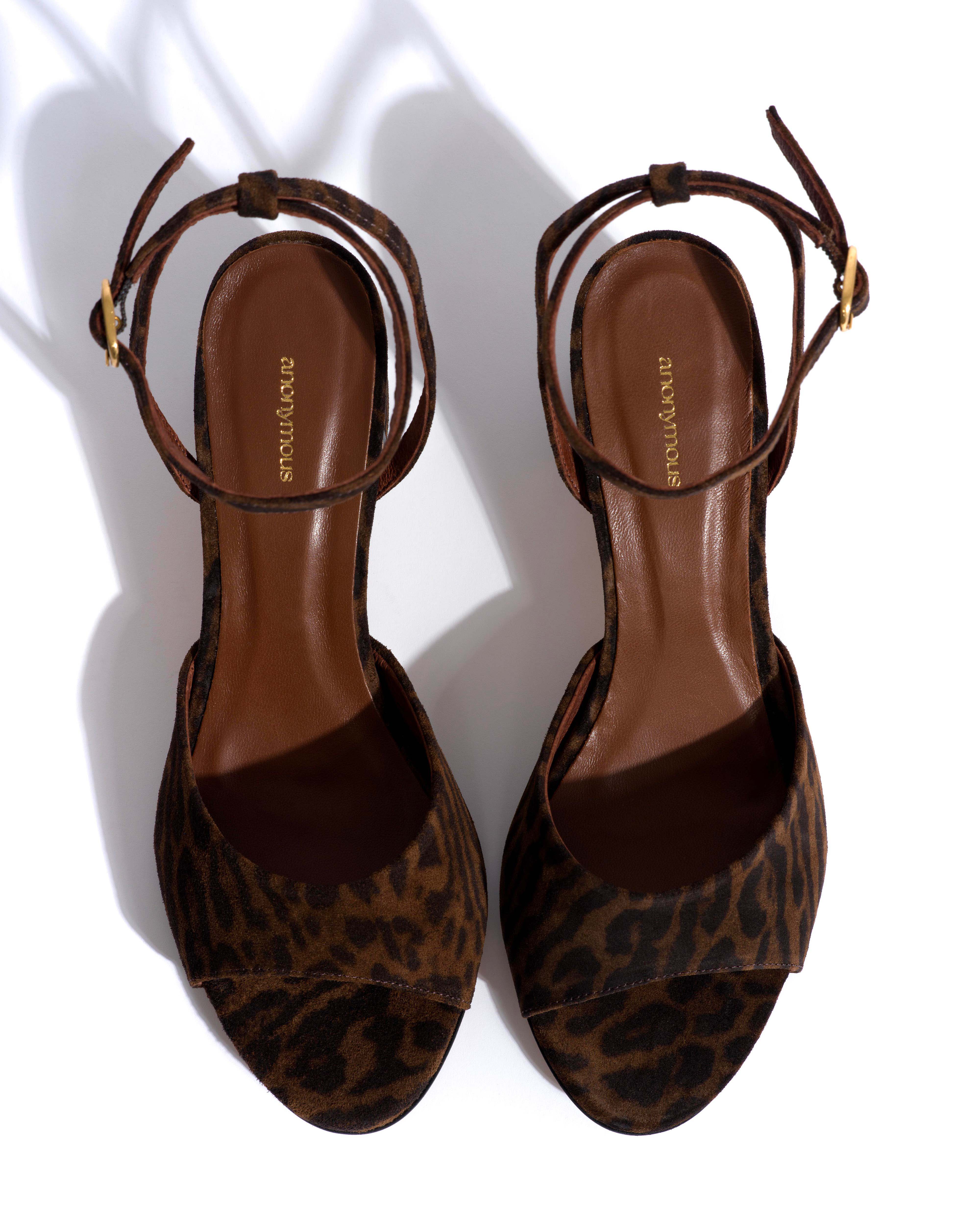 Jolie 55 Calf suede print Jaguar