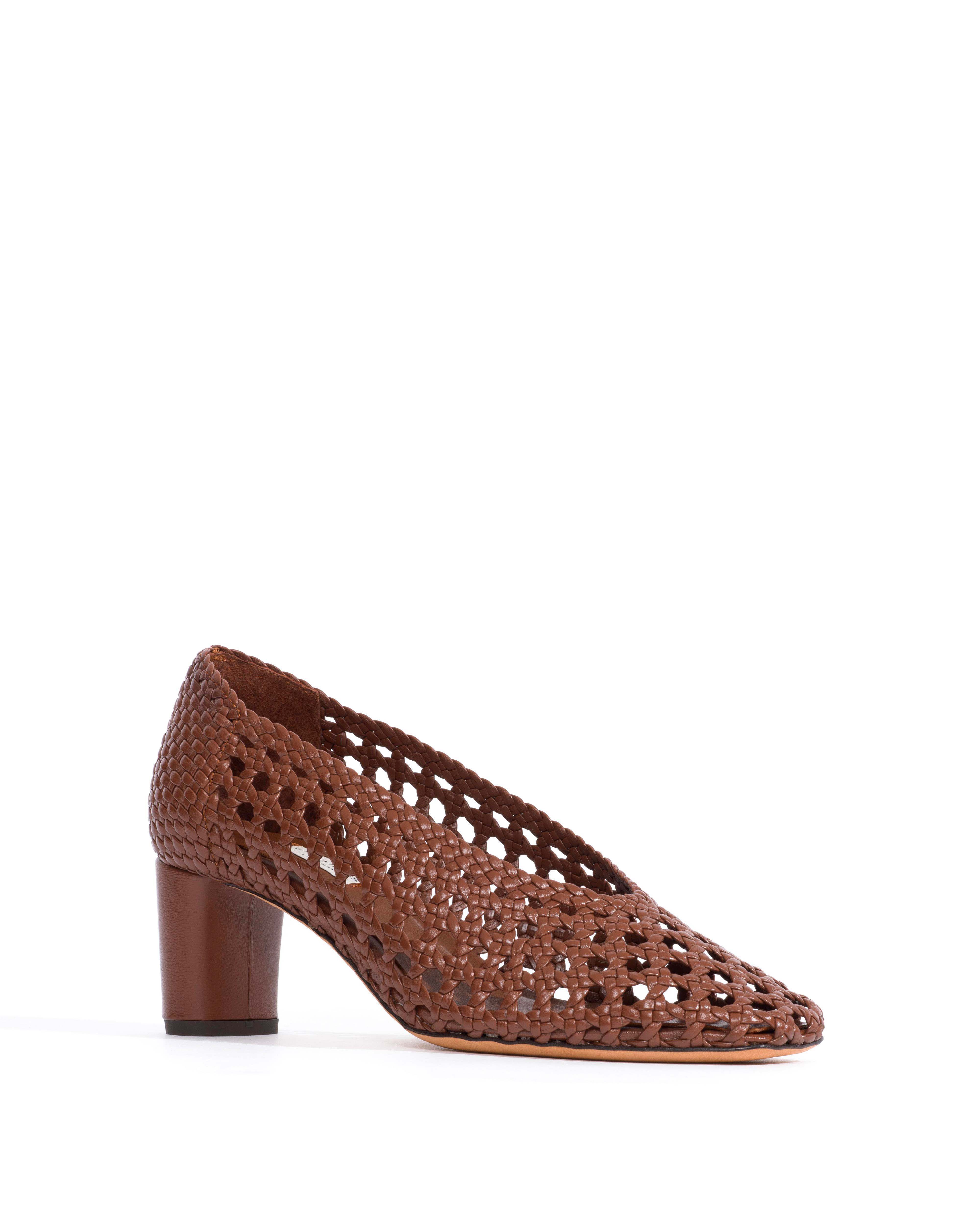 Sessi 60 hand-braided Hand-braided leather Chocolate