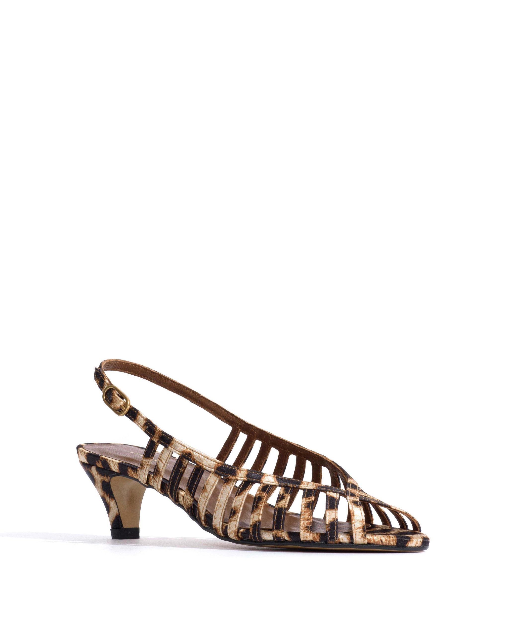 Carminho 40 stiletto Satin print Leopard - Anonymous Copenhagen Heels
