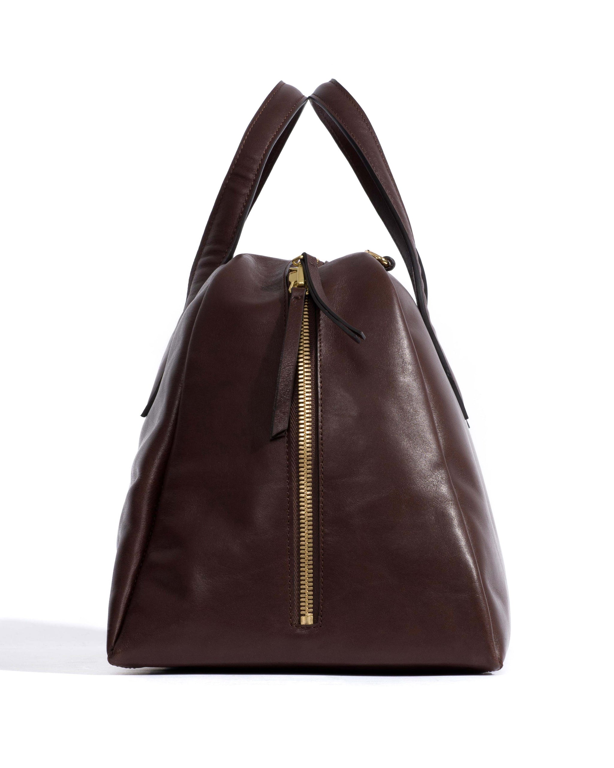 Weekend bowler Vegetal soft calf Coffee brown -