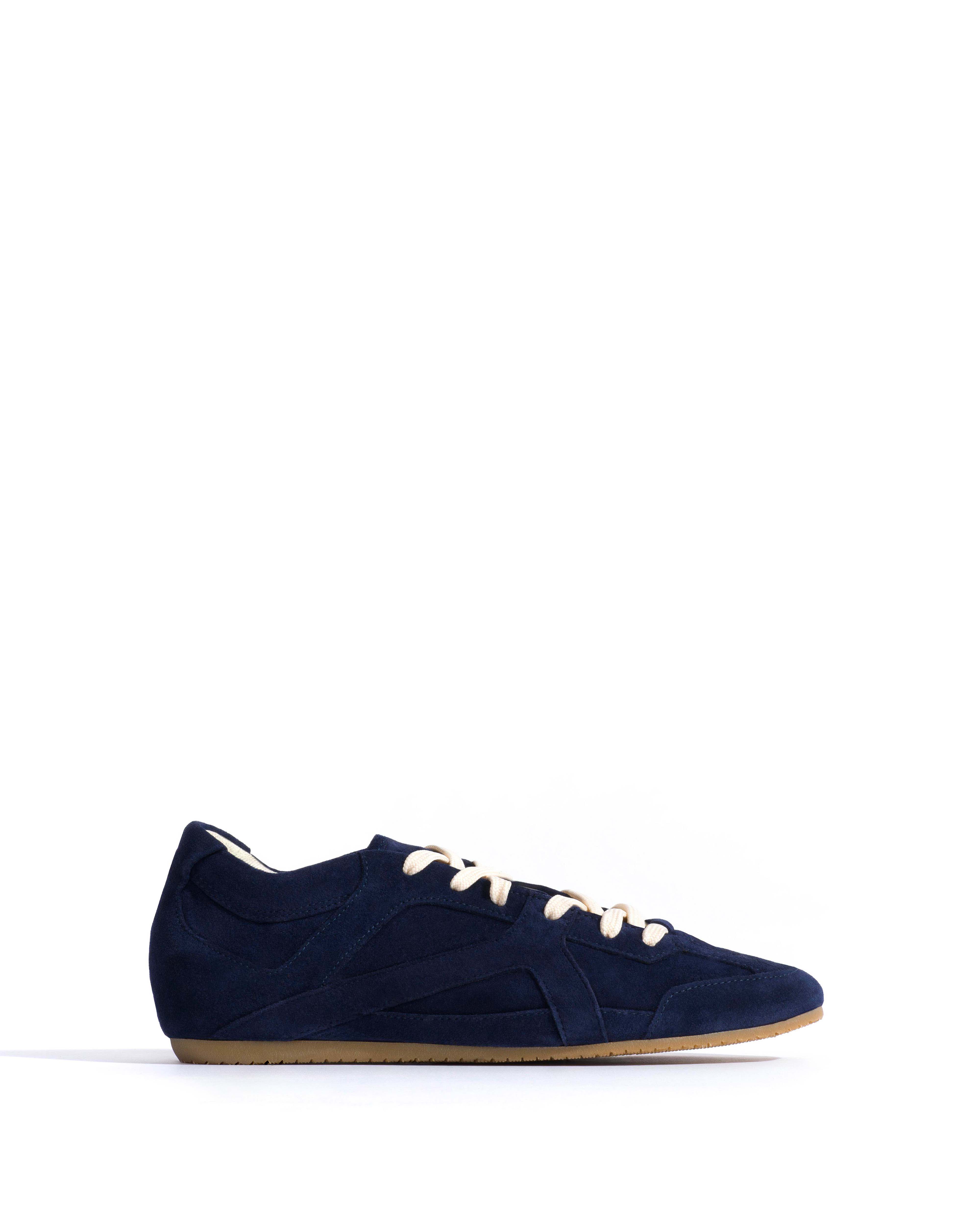 Sneakerina Calf suede Ink blue