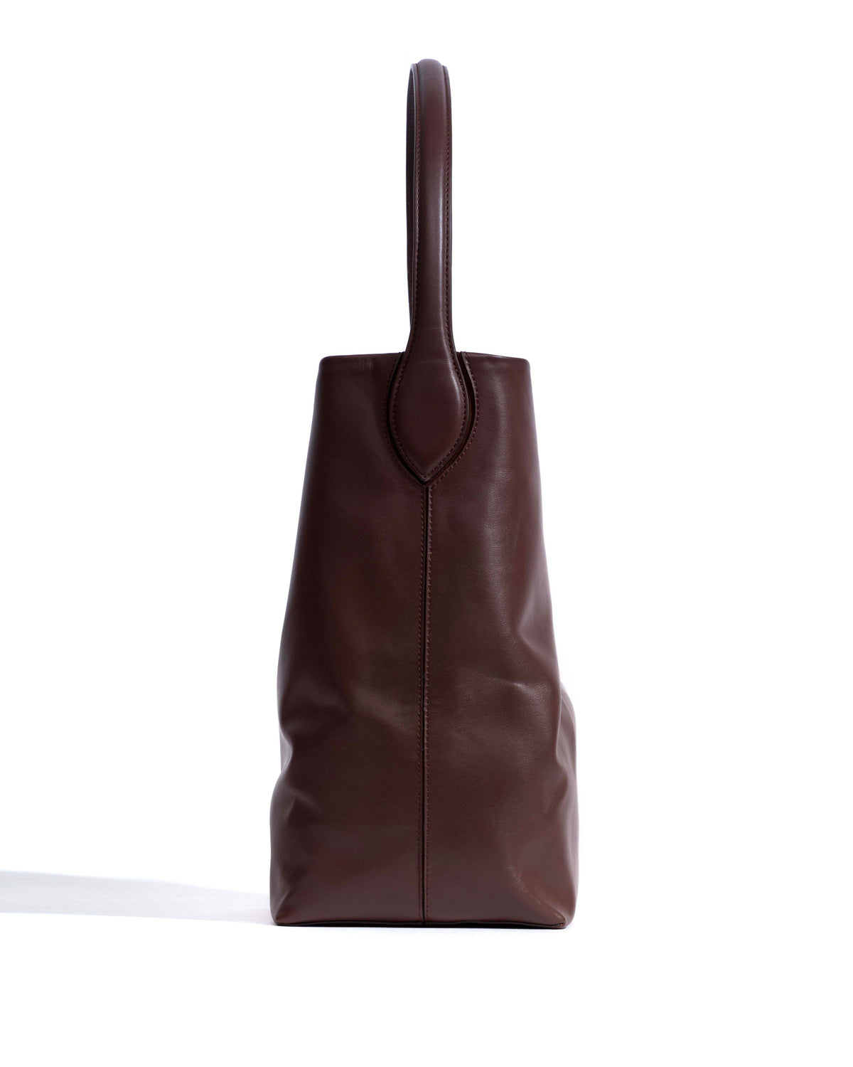 Versa slouchy everyday bag Soft calf Chocolate