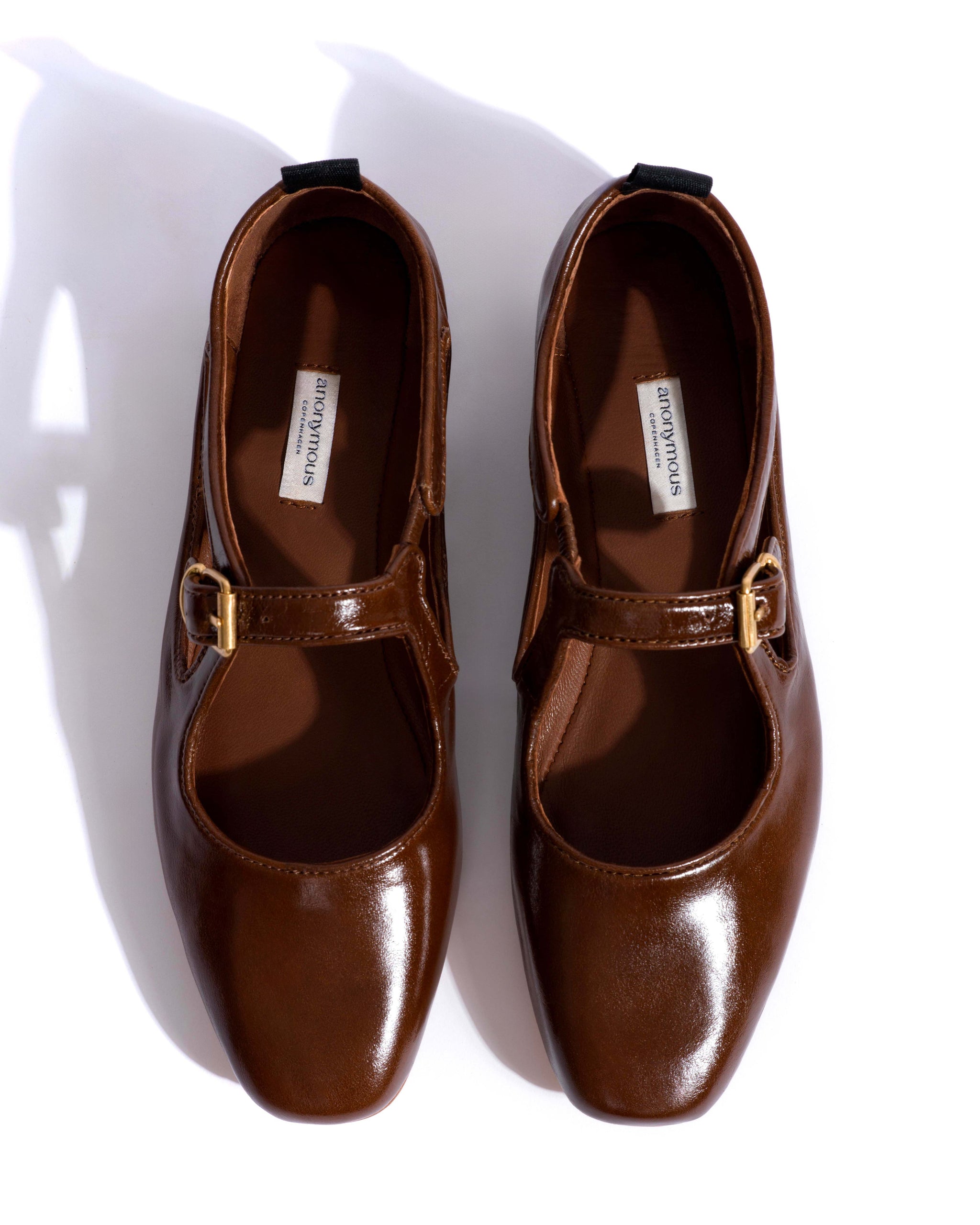 Praise Crinkled polished goat Caramel brown