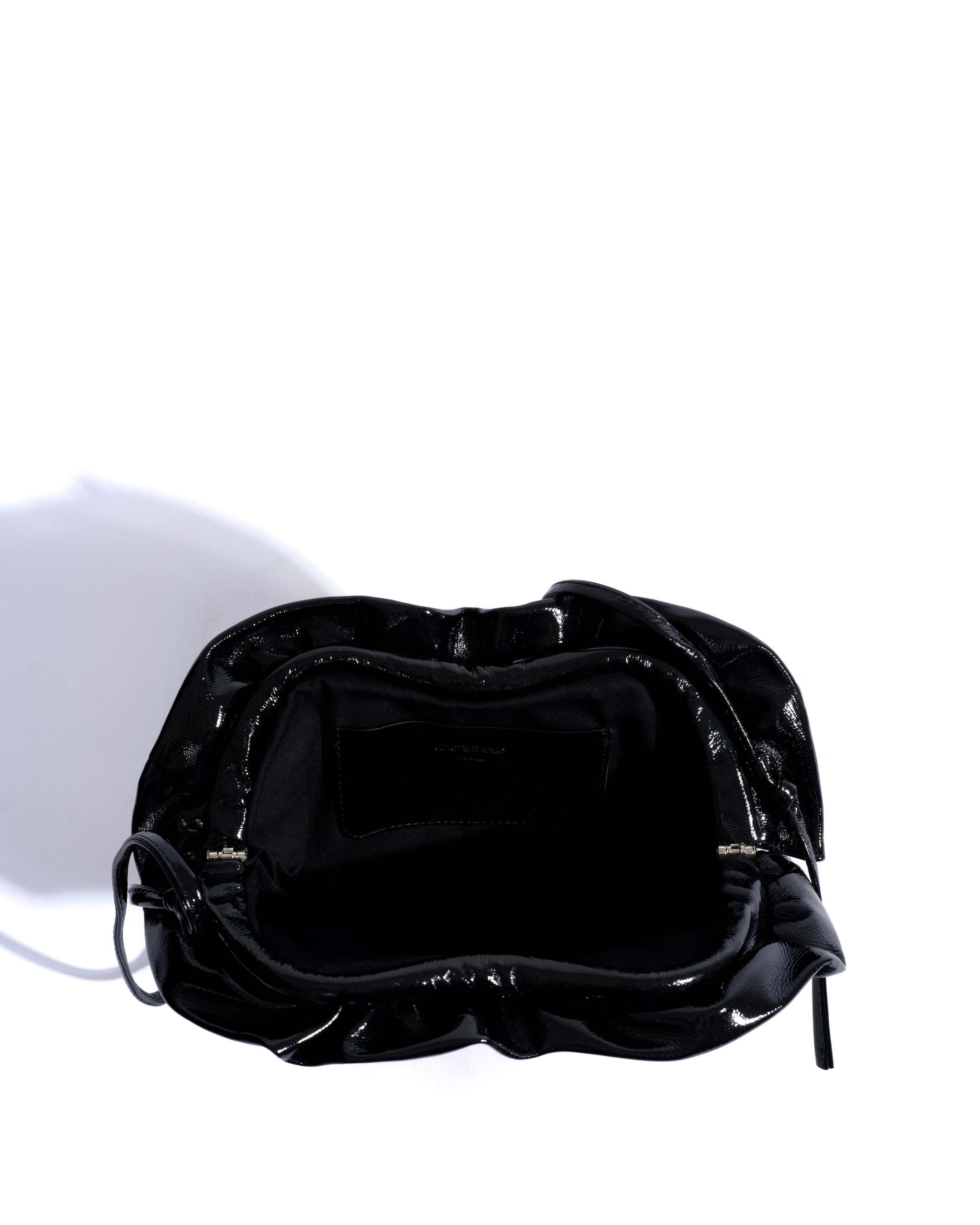 Zally heart bag Crinkled polished goat Black - Anonymous Copenhagen Bags