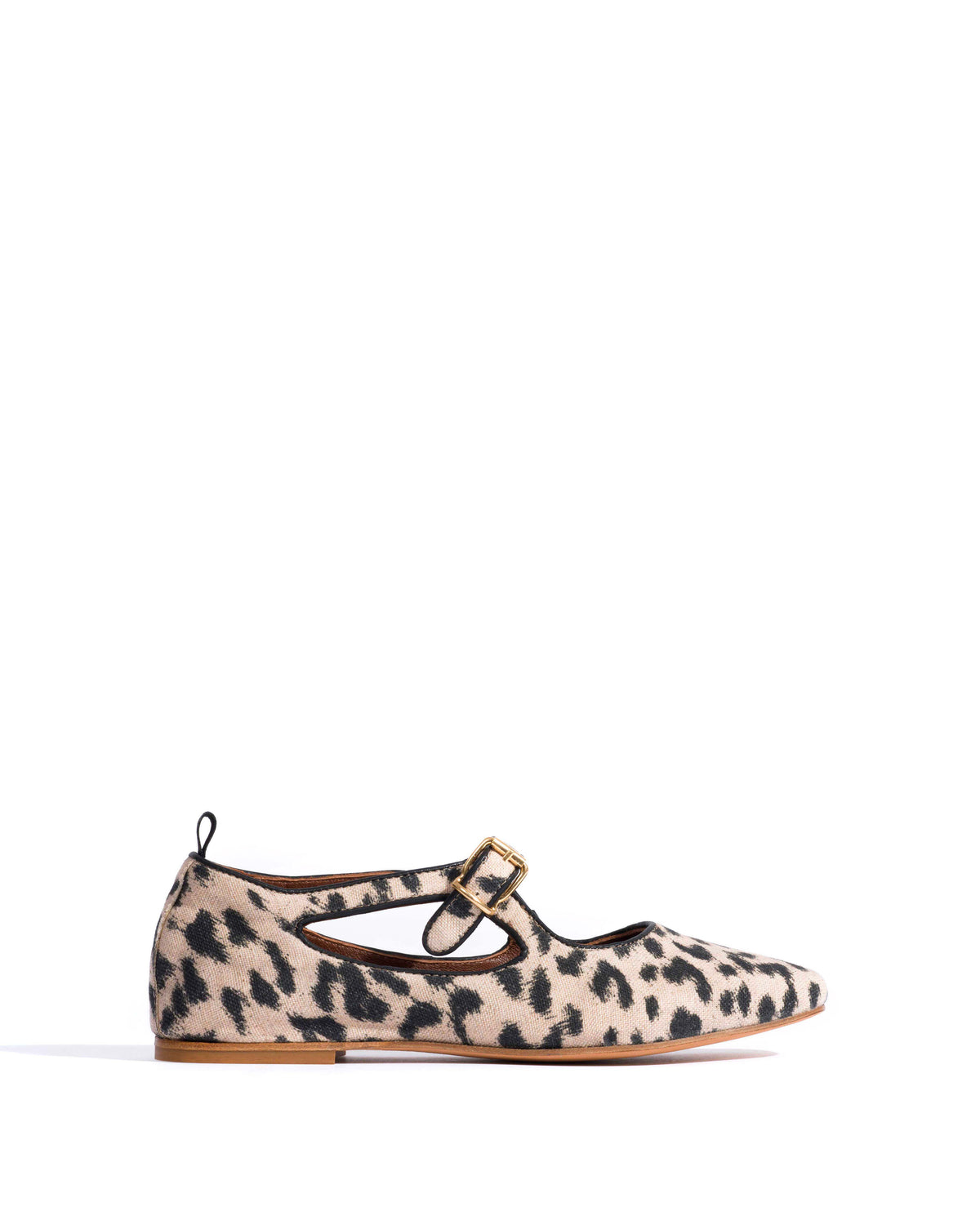 Praise Natural cotton-linen Leopard