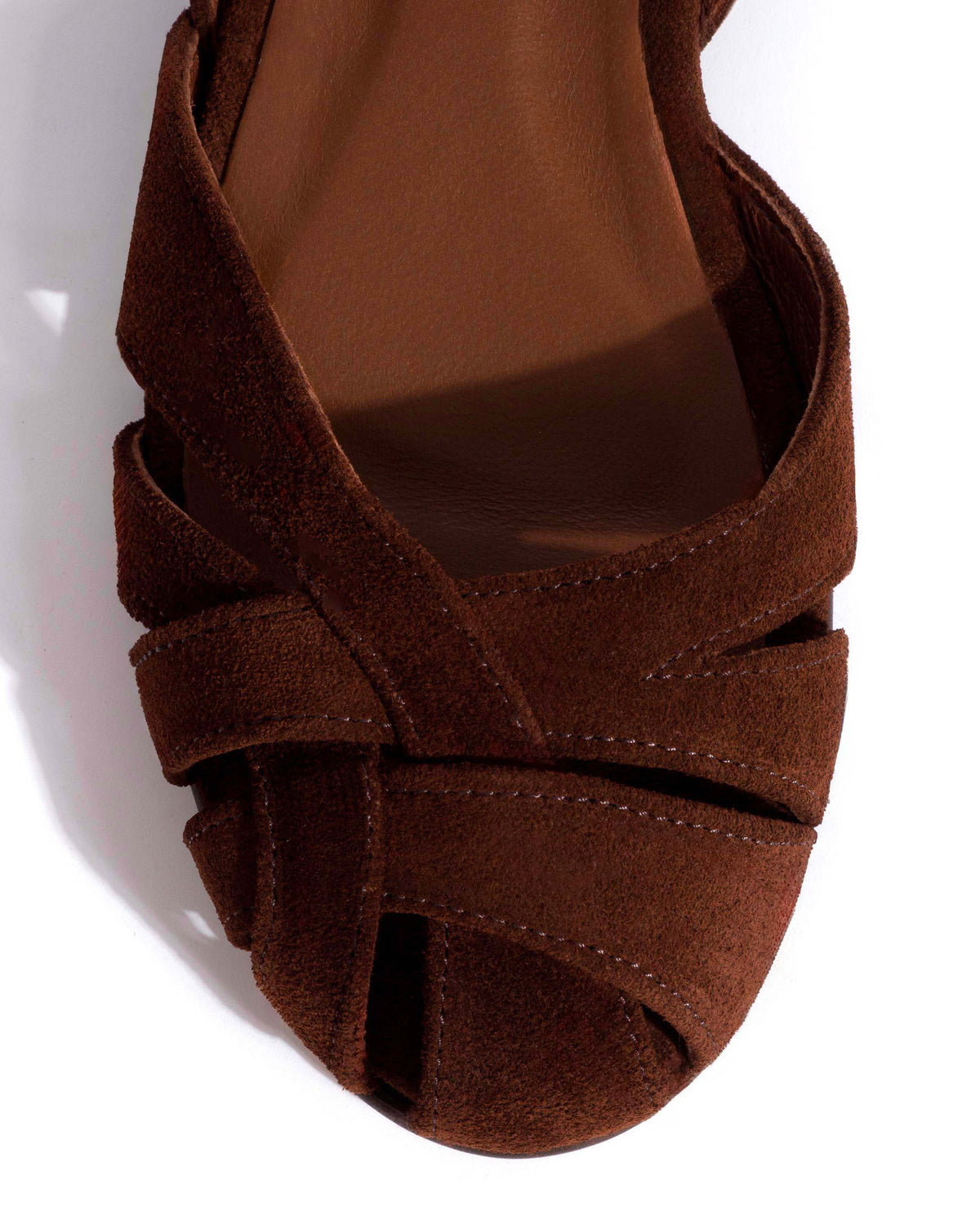 Banie 20 Calf suede Chocolate