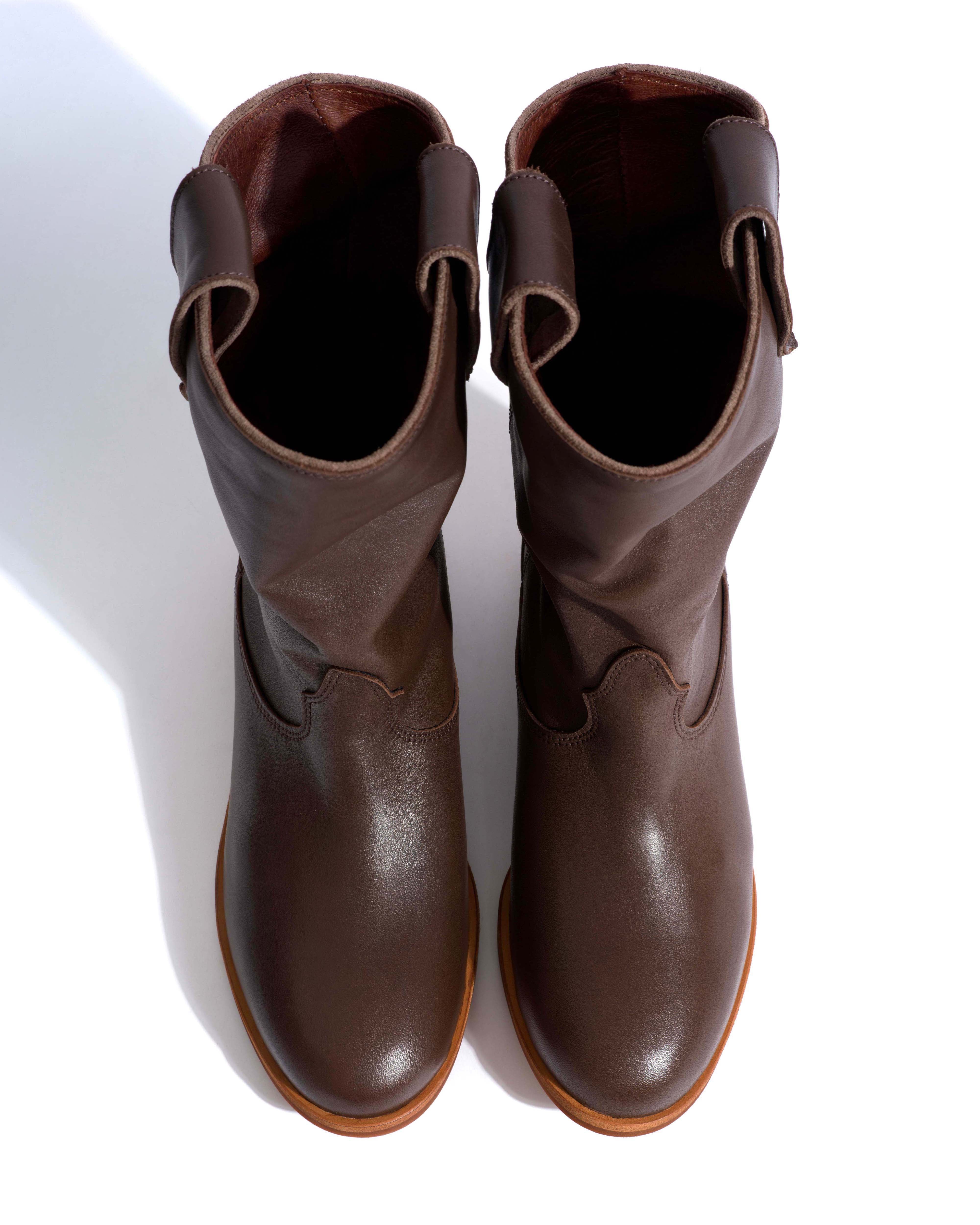 Claudia Vegetal soft calf Taupe