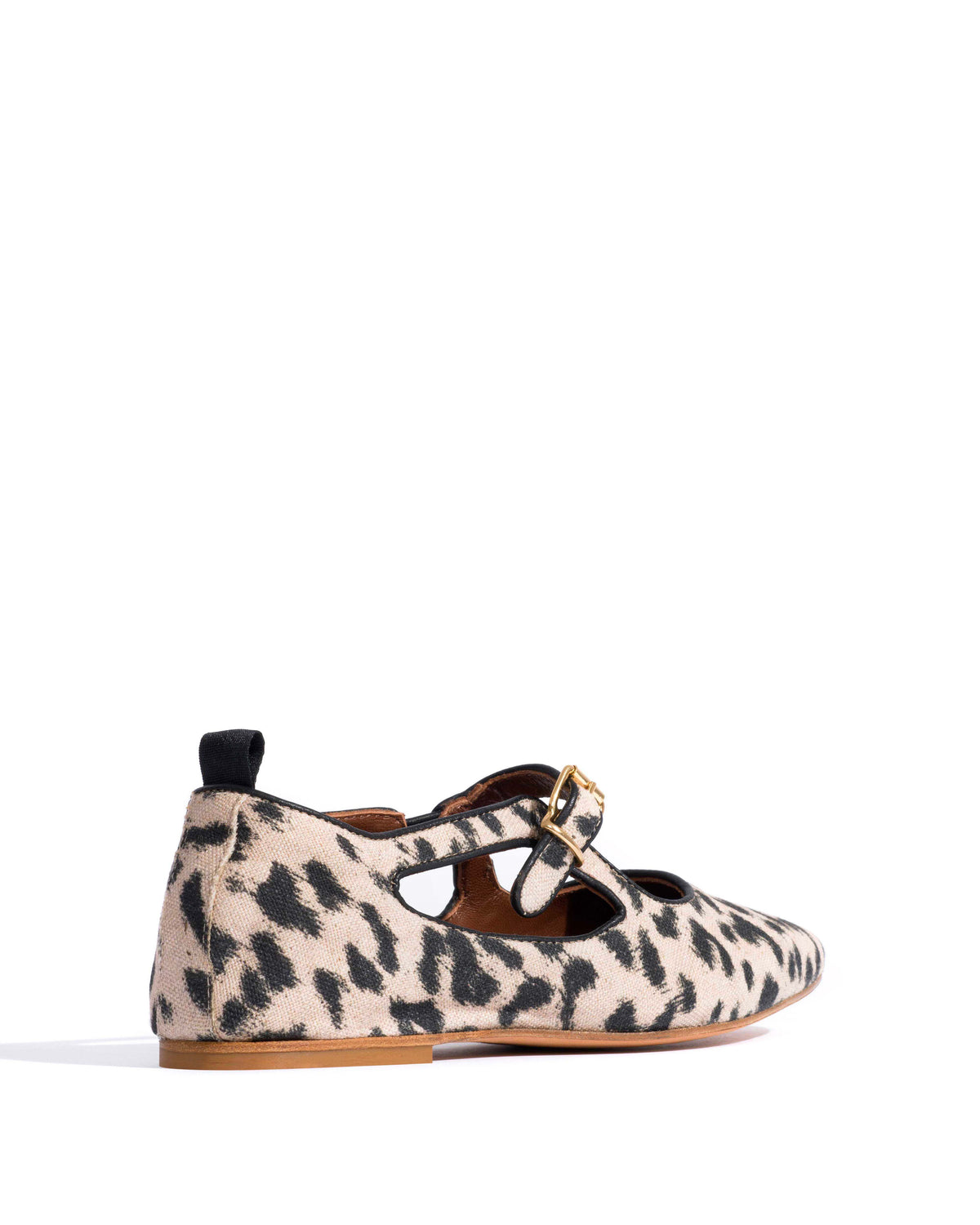 Praise Natural cotton-linen Leopard