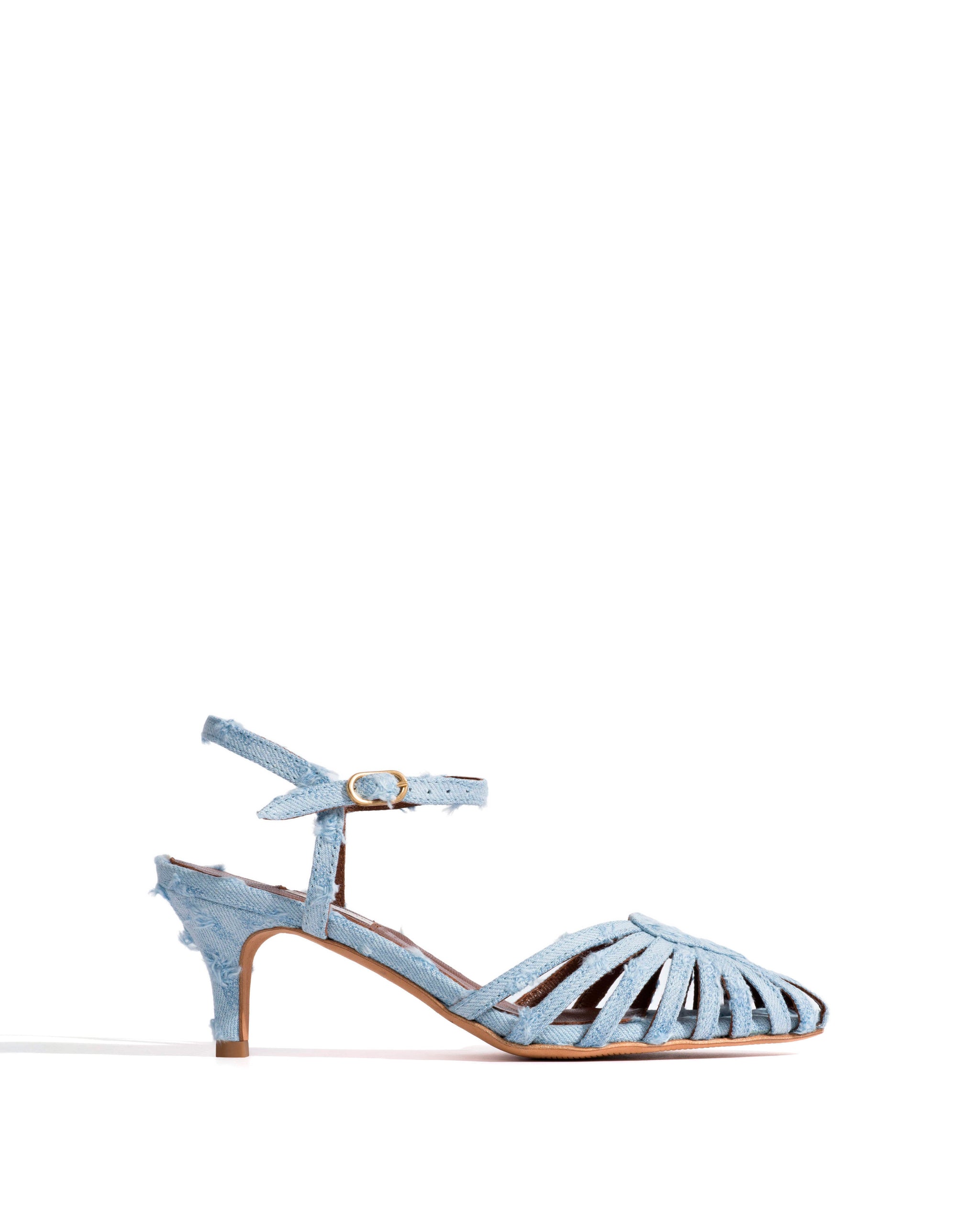Keesha 55 Denim Distressed washed blue