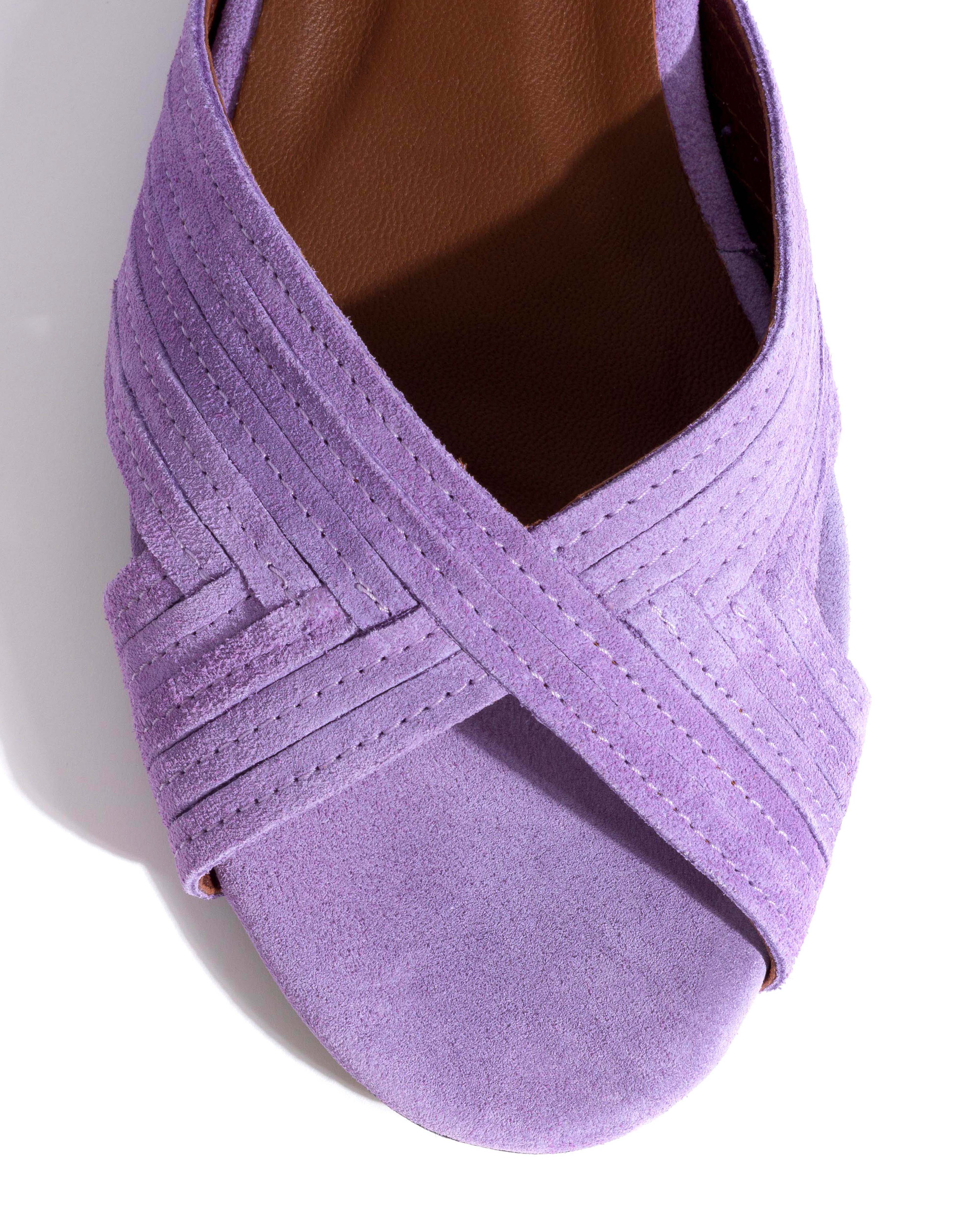 Niabi 10 Calf suede Lavender ice
