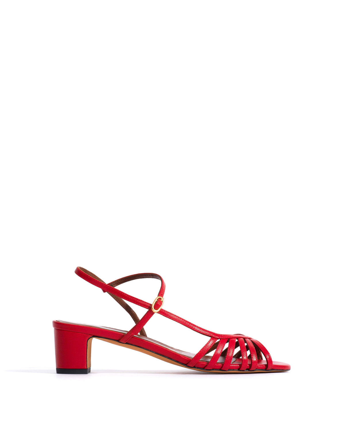 Carlota 40 Shiny lamb Ruby red