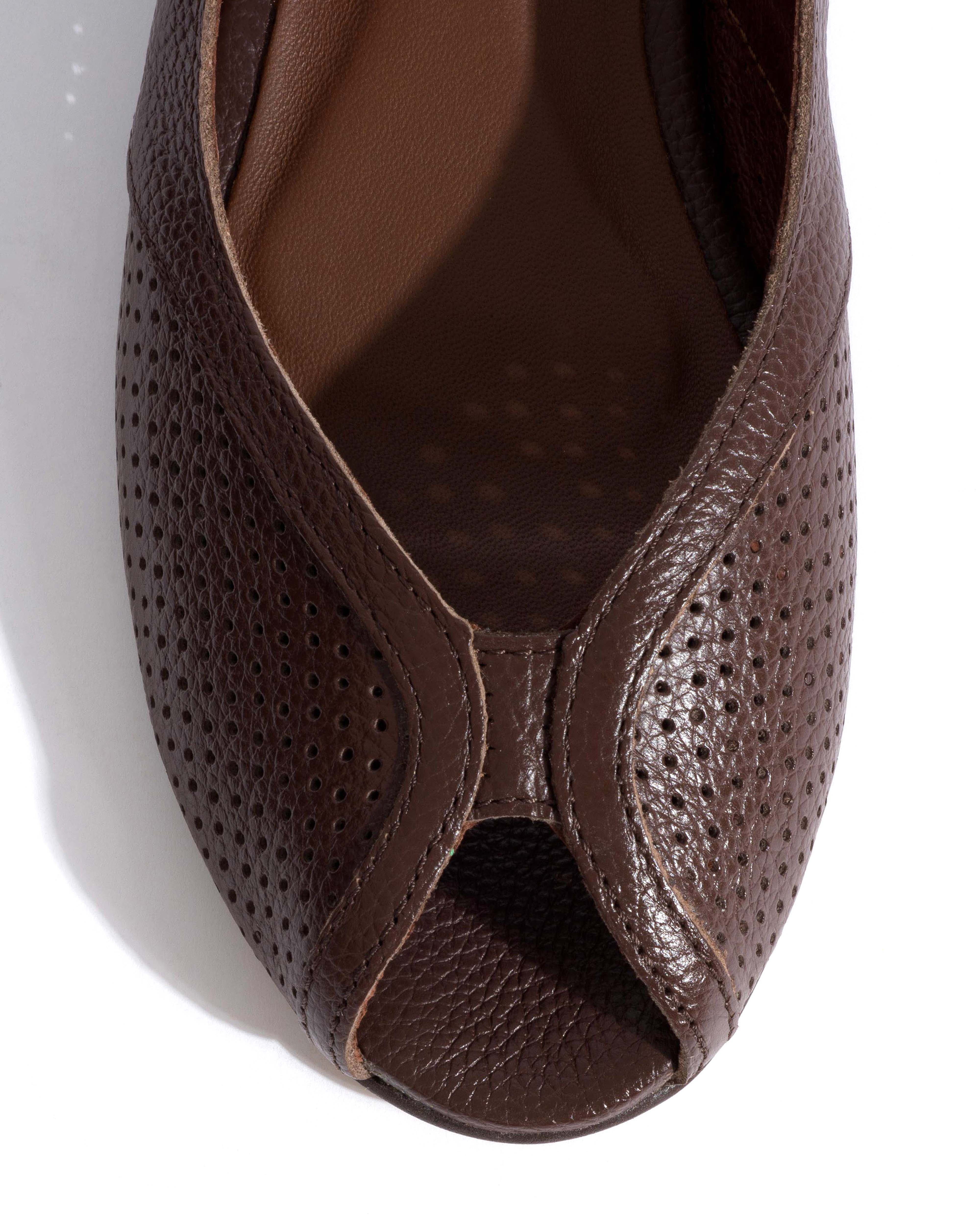 Tiffy Pebbled soft calf Chocolate