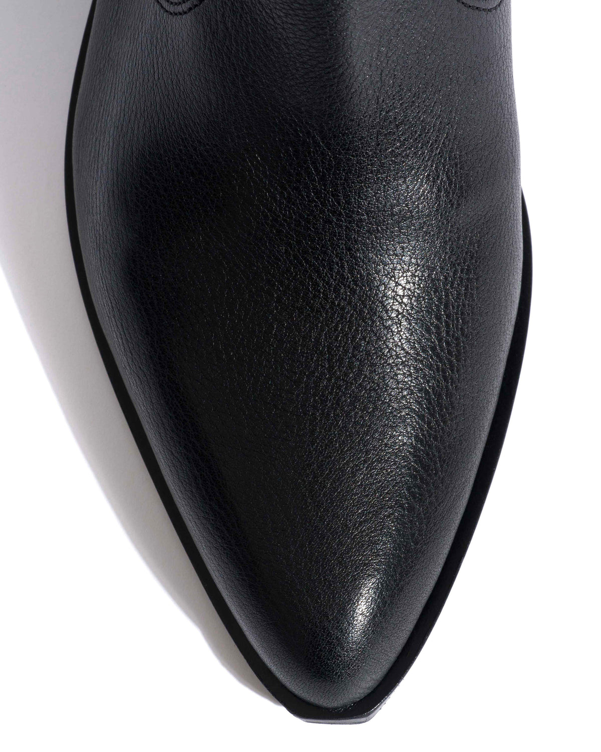 Saseline 35 Natural grain soft calf Black