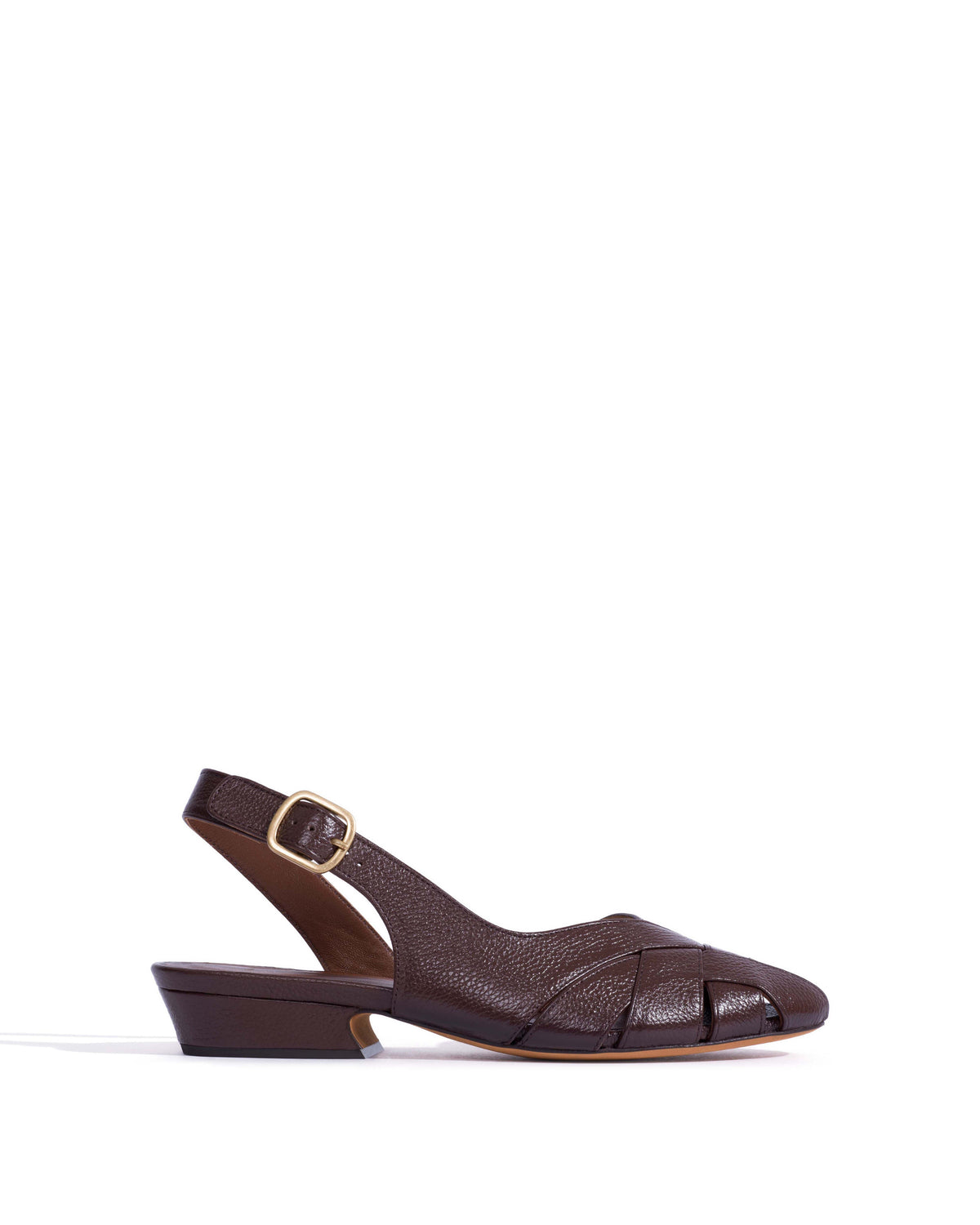 Barielle 25 Pebbled soft calf Chocolate