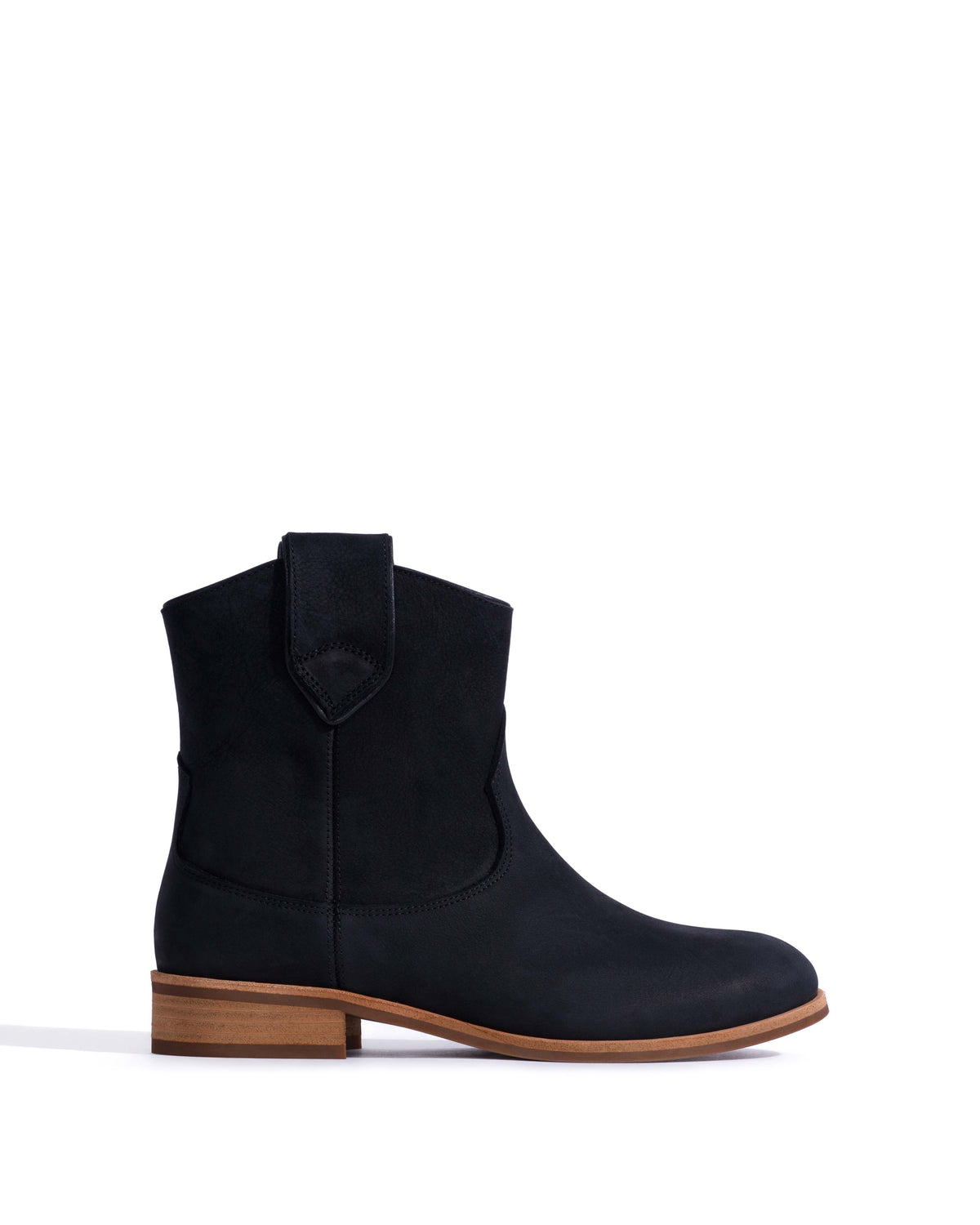 Monja Soft nubuck calf Black
