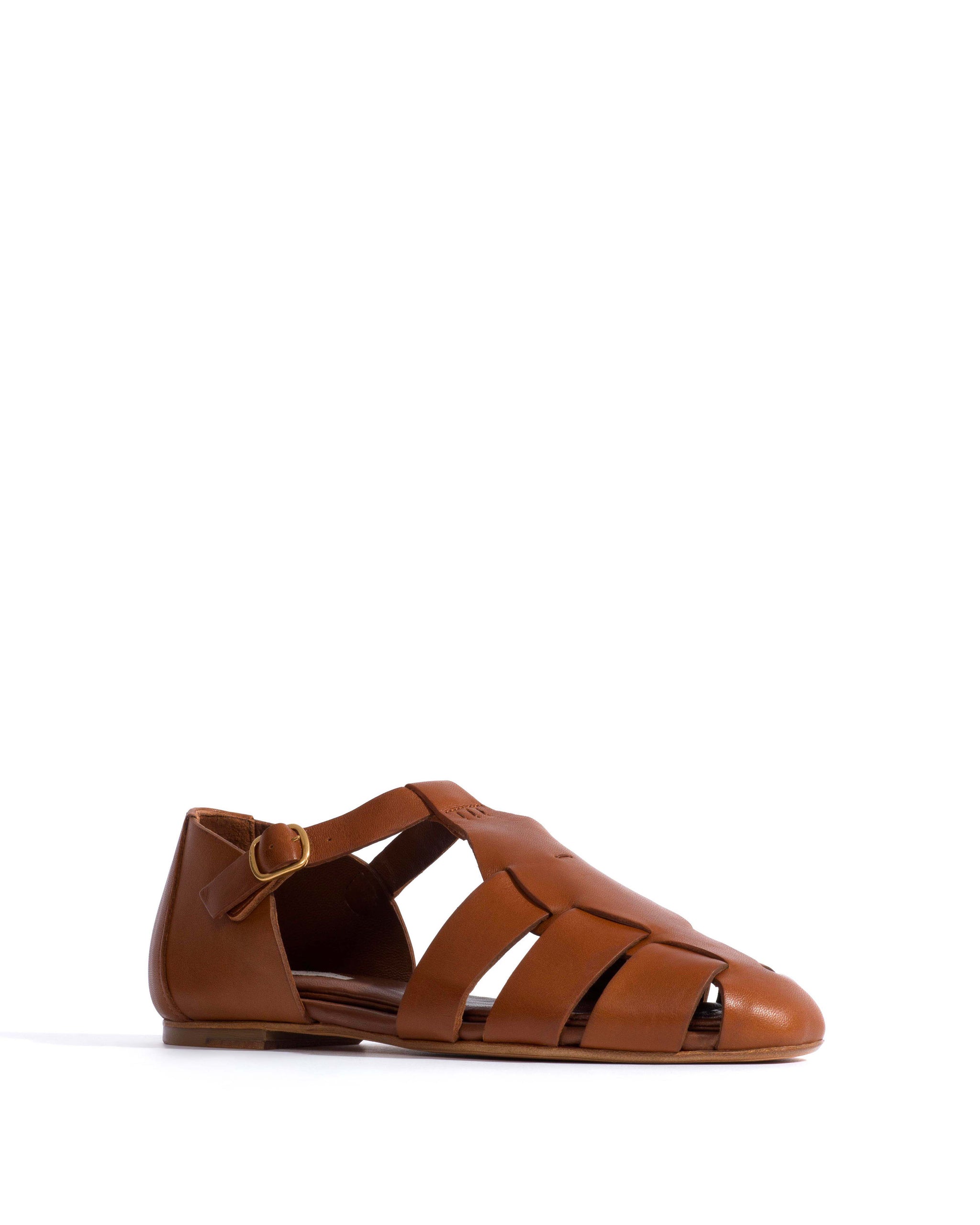 Lain flats Vegetal soft calf Cinnamon - Anonymous Copenhagen Shoes