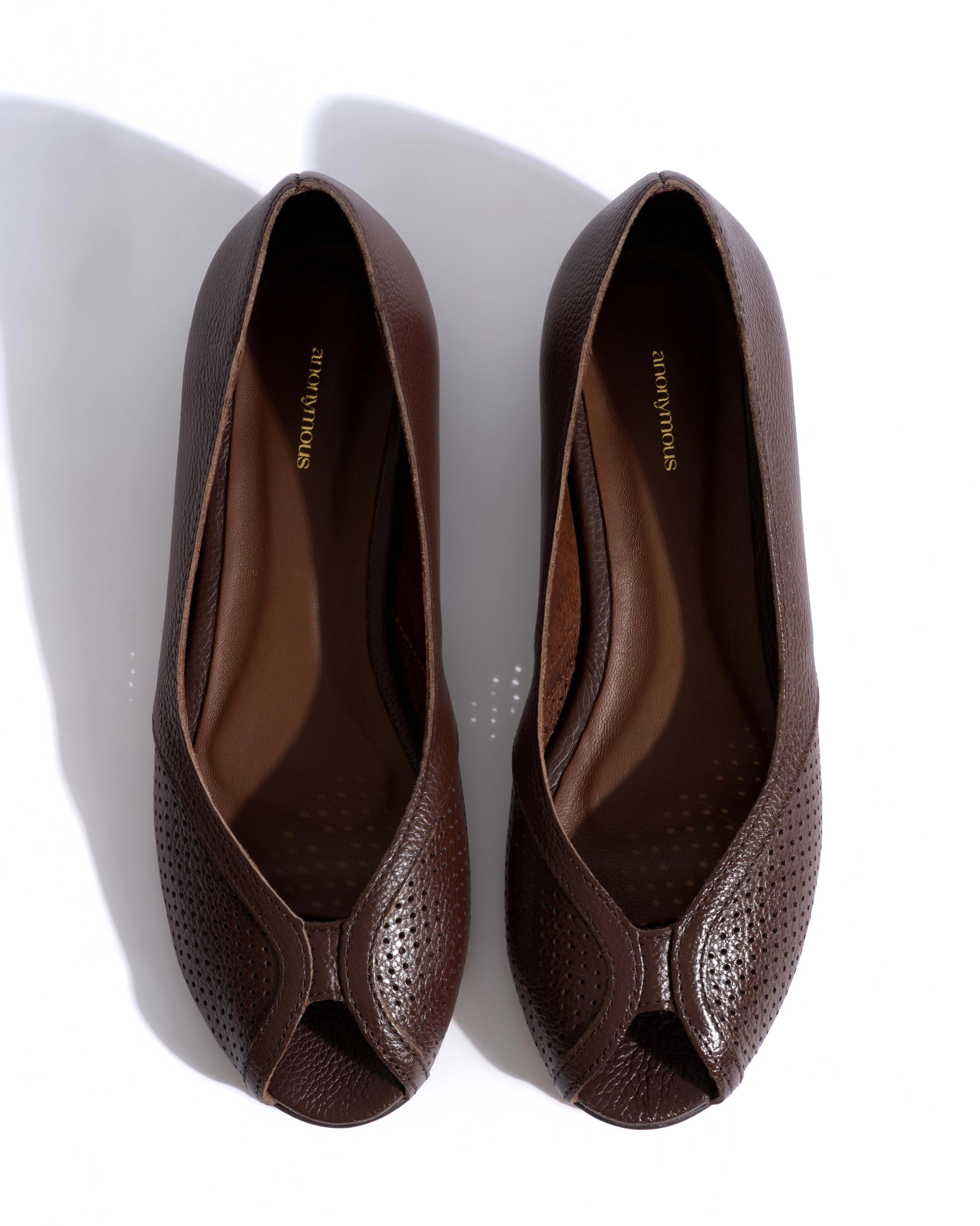 Tiffy Pebbled soft calf Chocolate