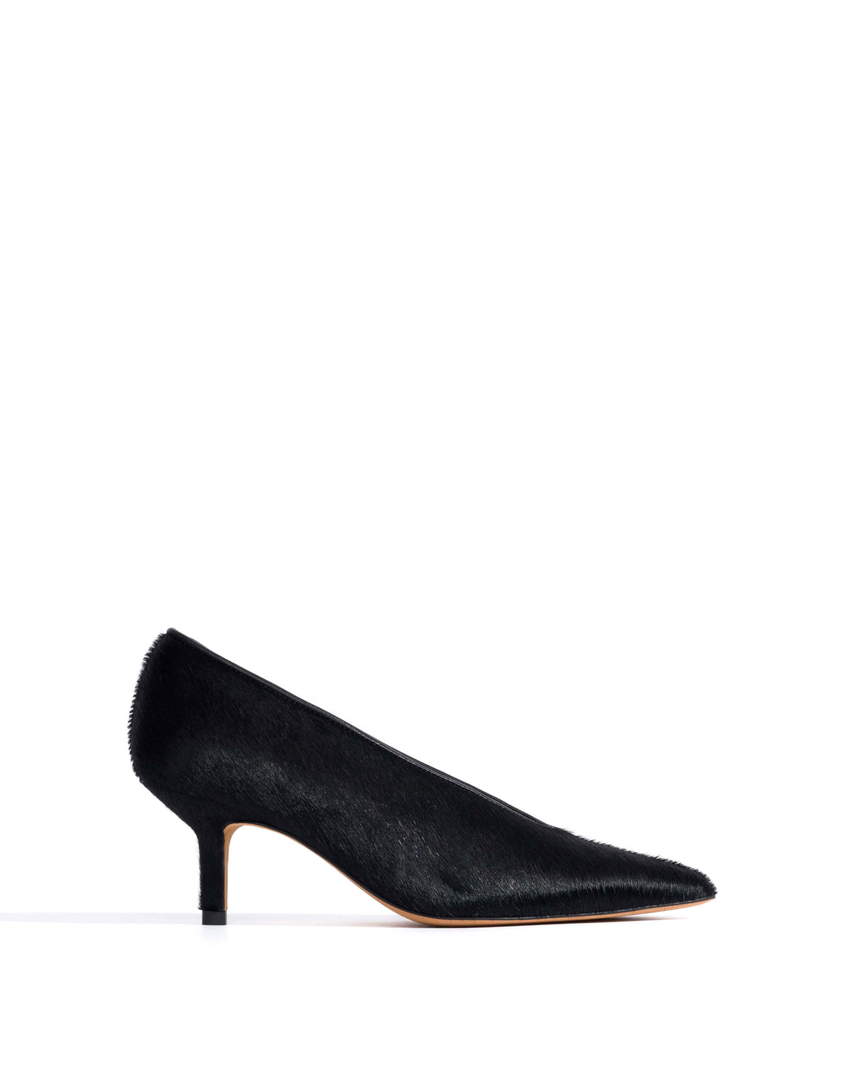Phia 55 pin Calf hair Black