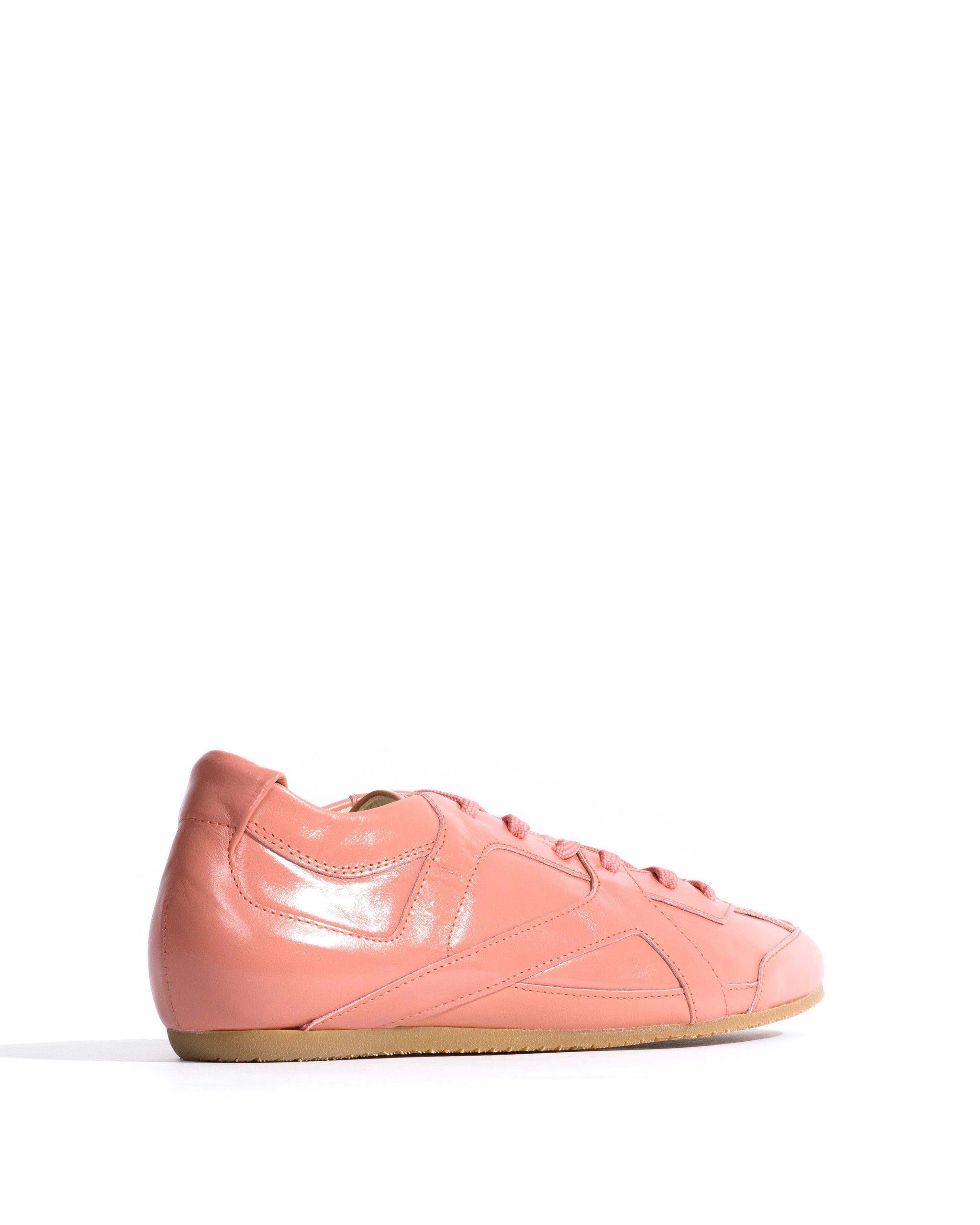 Sneakerina Crinkled polished goat Misty coral - Anonymous Copenhagen Sneakers