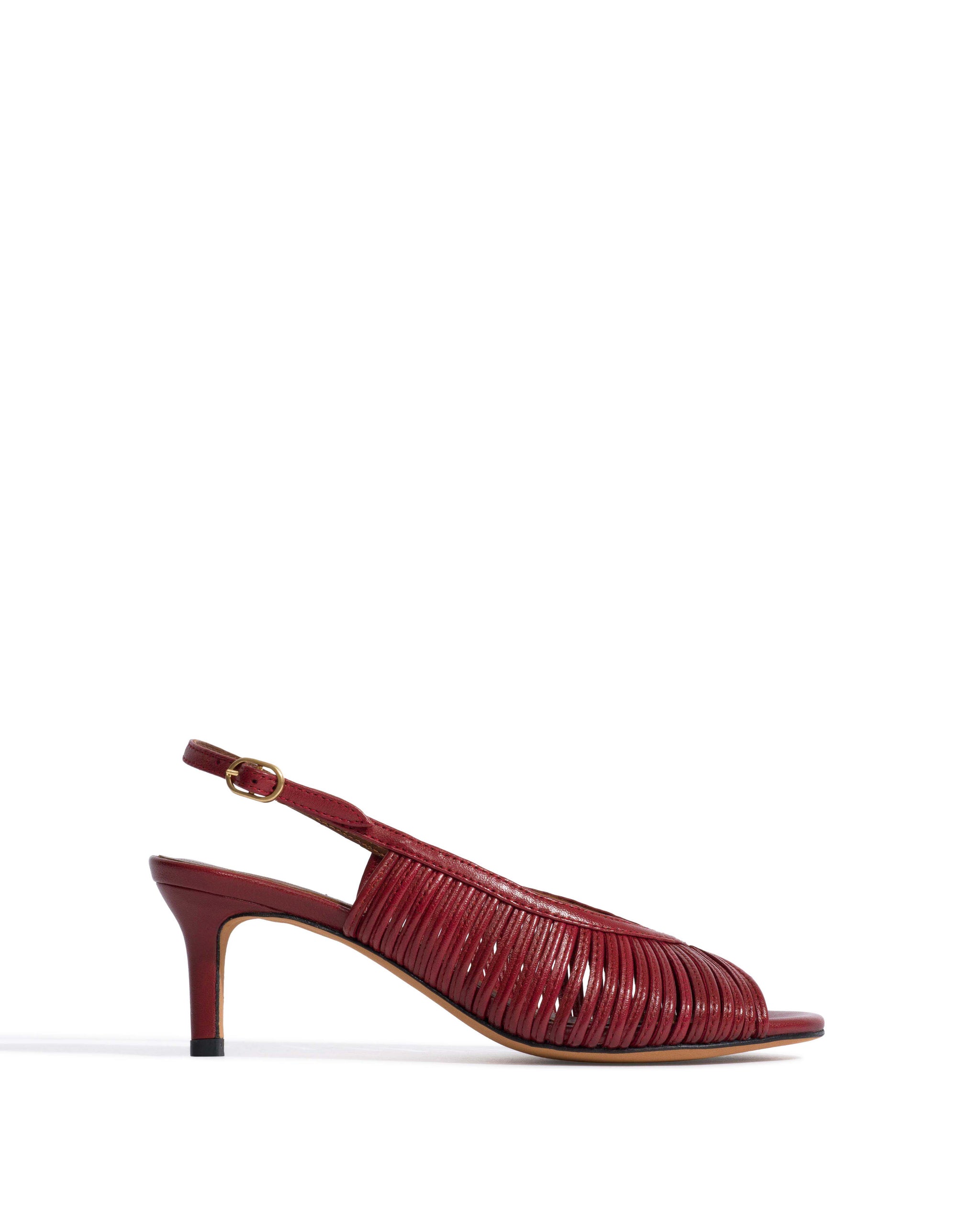 Zenia 55 Shiny lamb Pomegranate - Anonymous Copenhagen Heels