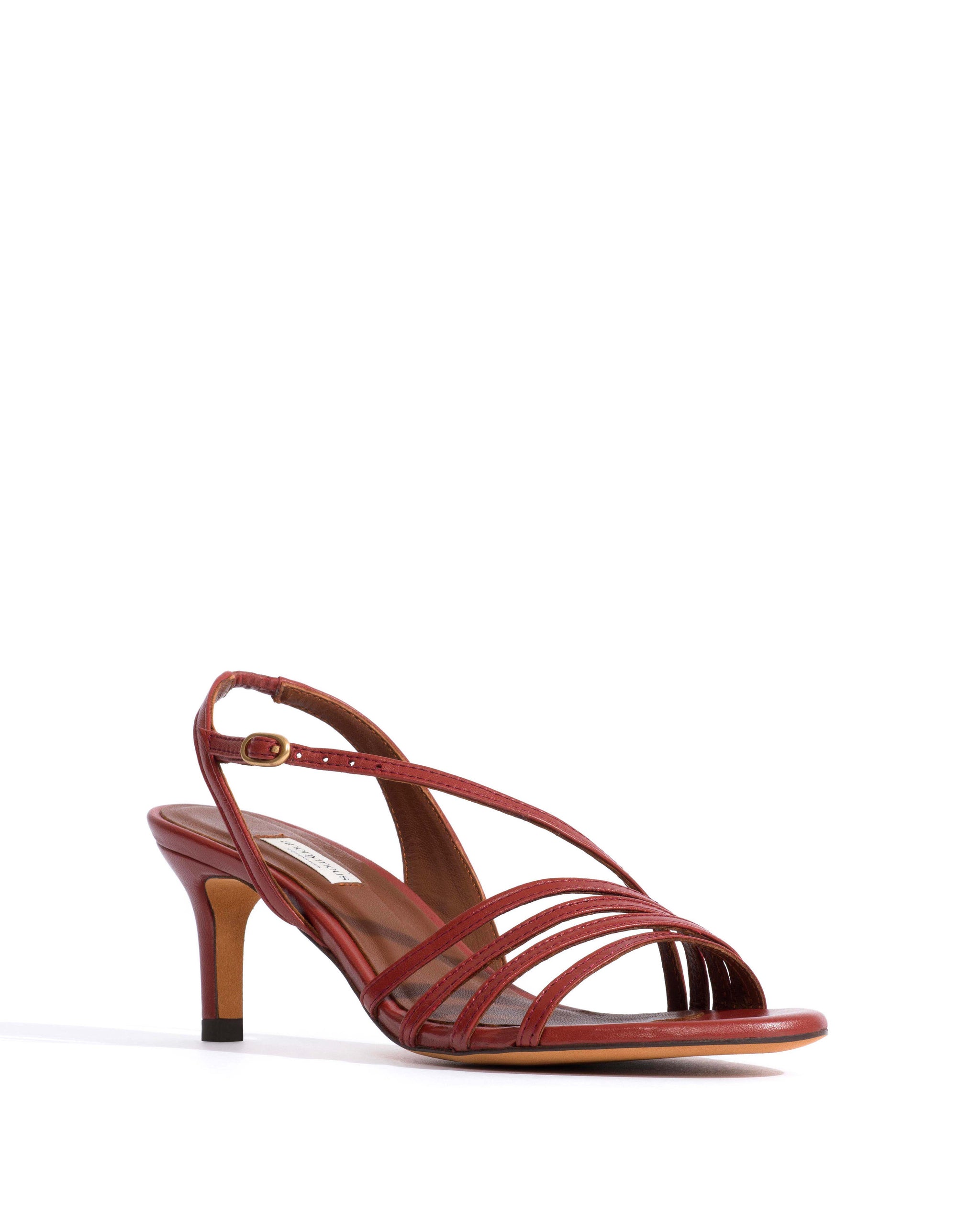 Naia 55 Shiny lamb Terracotta - Anonymous Copenhagen Heels