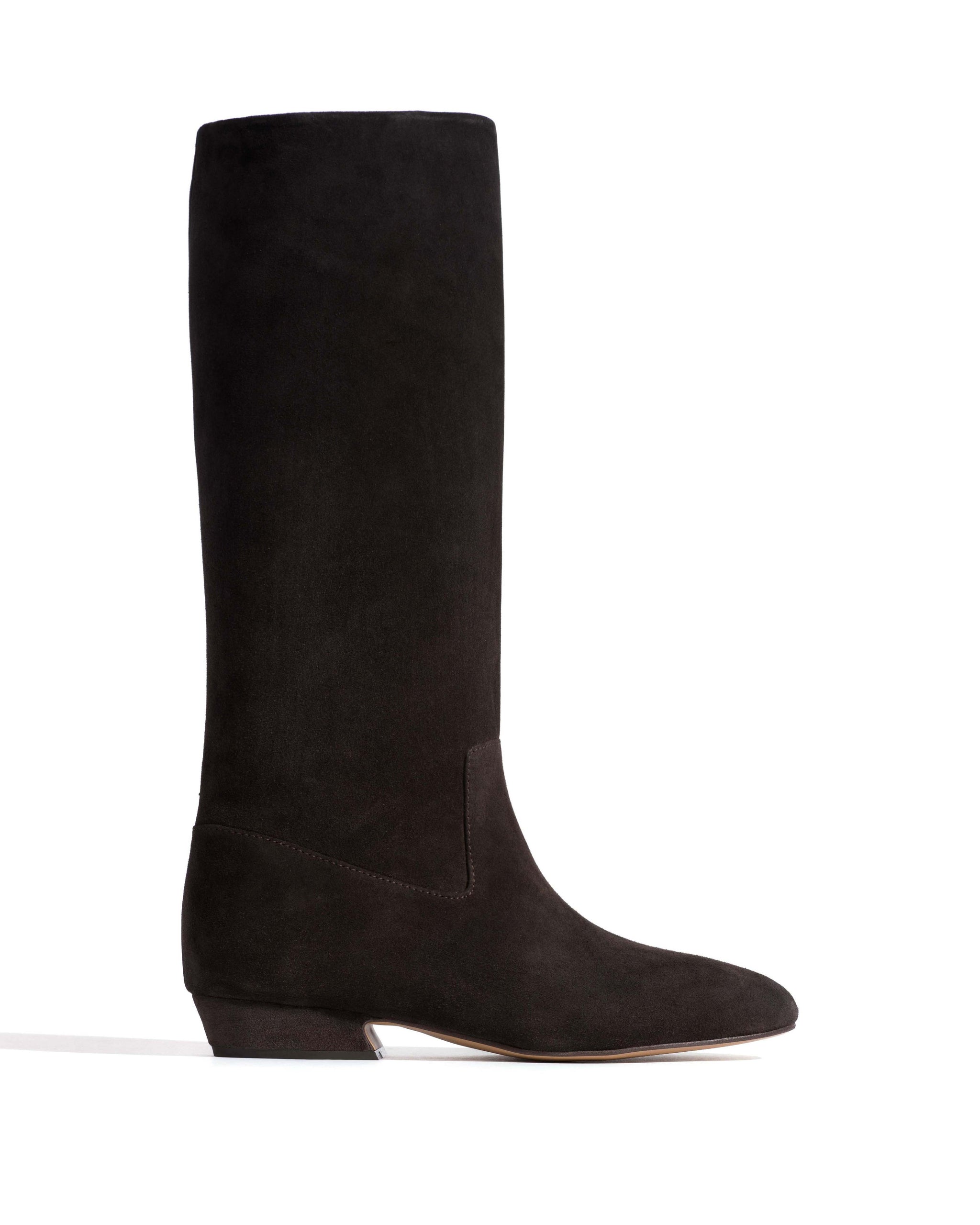 Trina 25 Calf suede Espresso brown