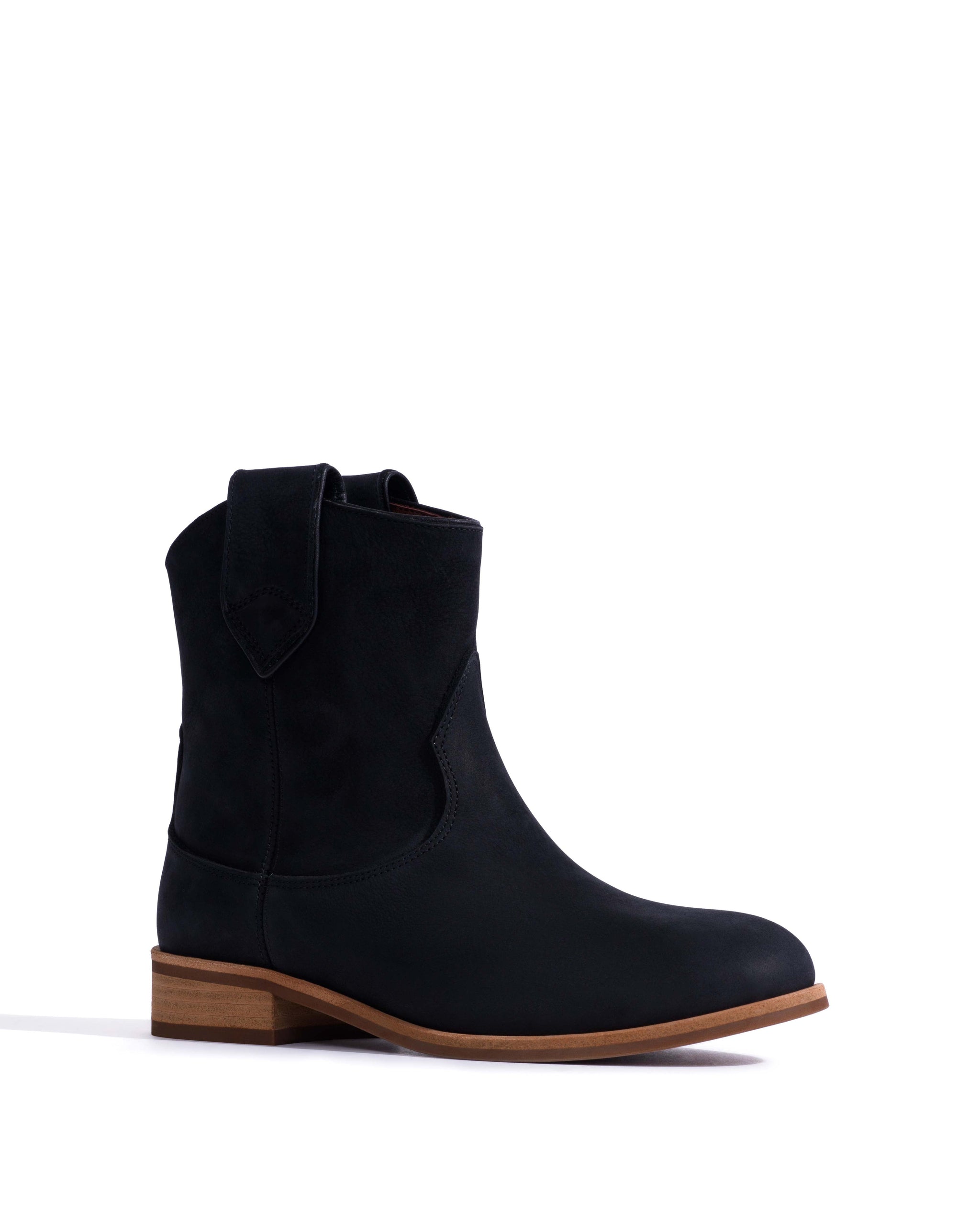 Monja Soft nubuck calf Black - Anonymous Copenhagen Ankle boots