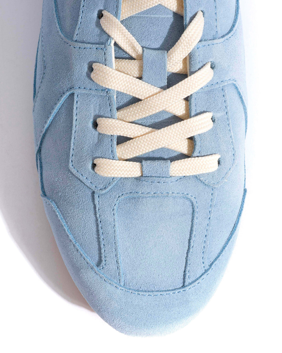 Sneakerina Calf suede Porcelain blue