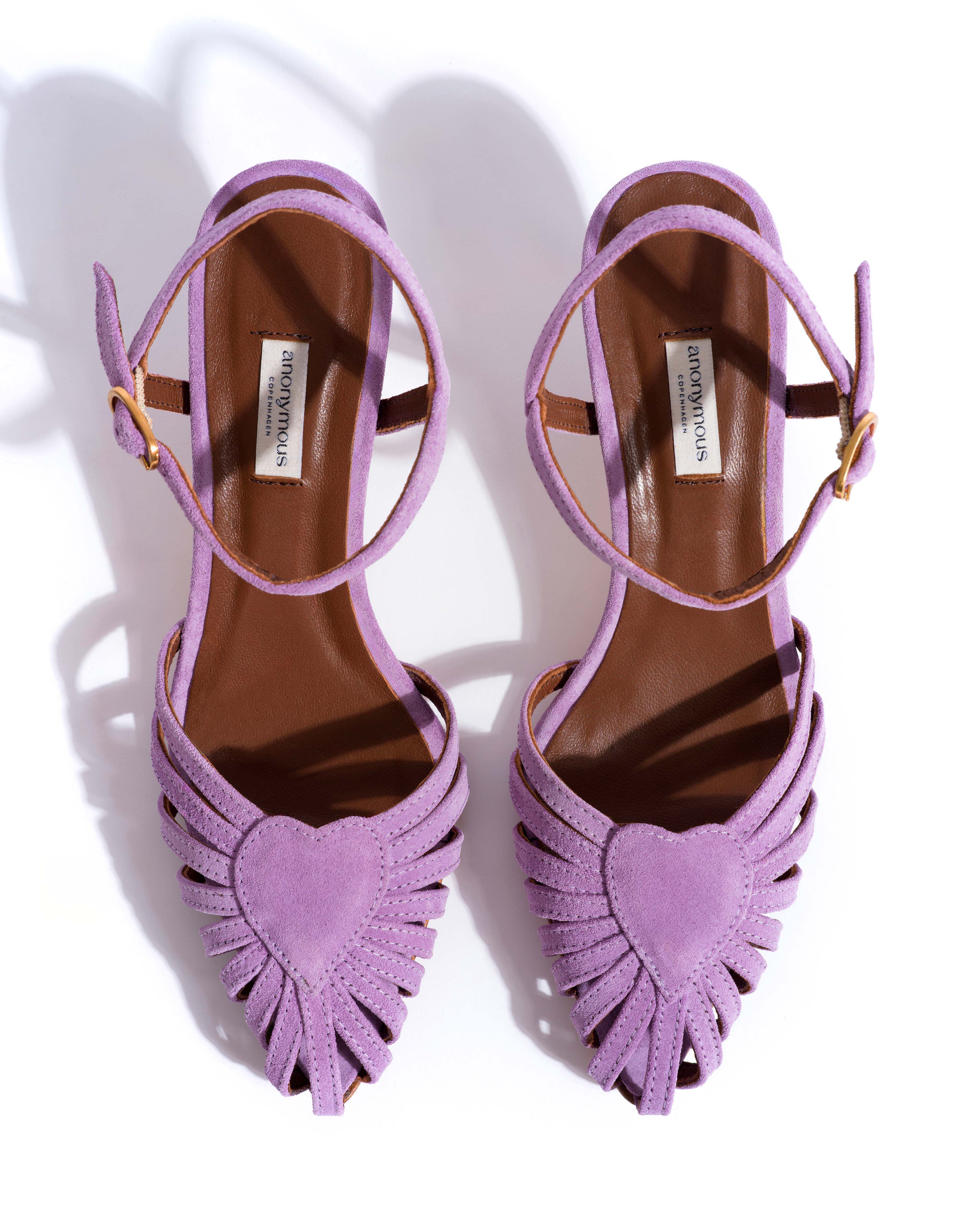Keesha 55 Calf suede Lavender ice
