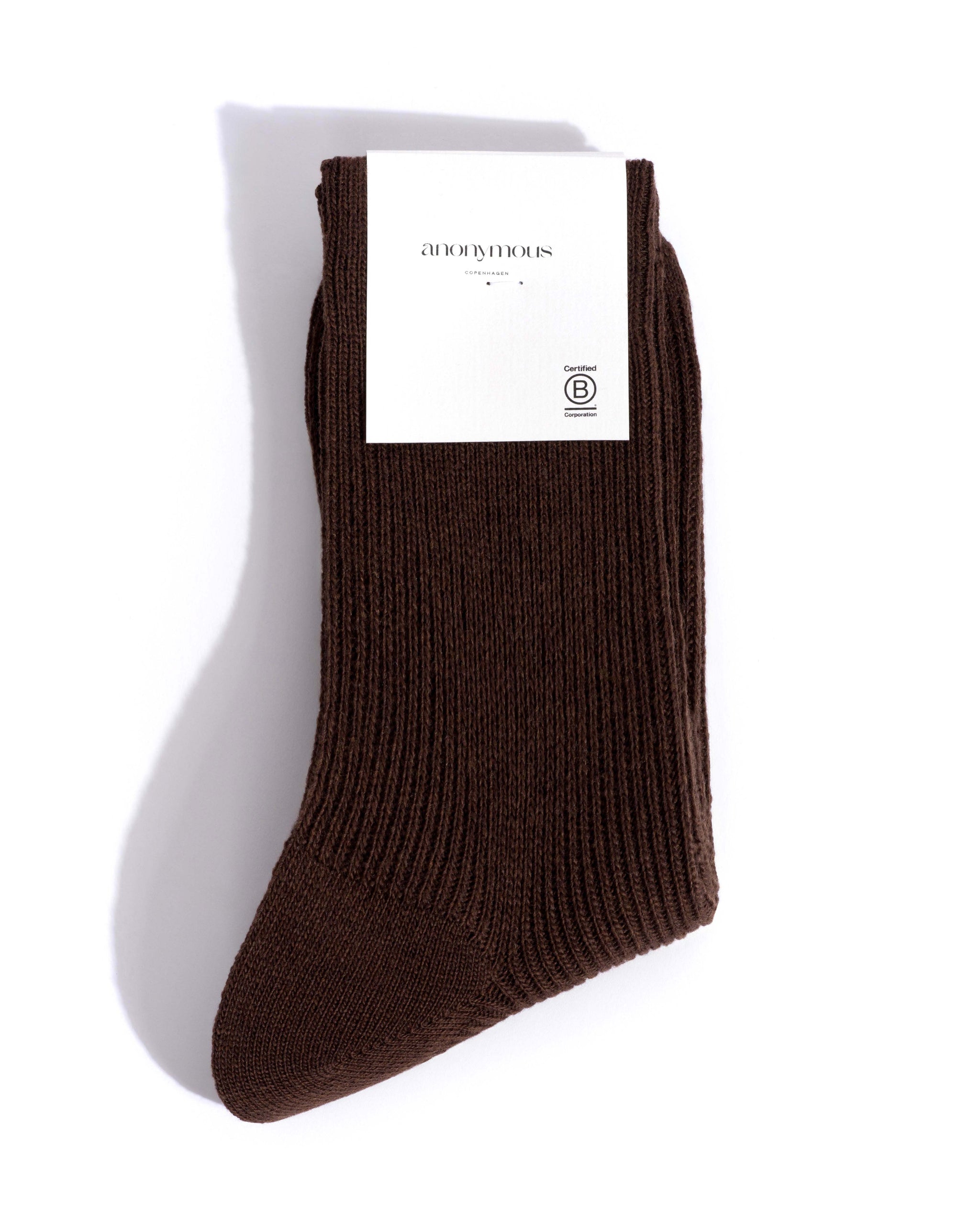 Lanai cashmere socks 70% wool 30% cashmere Chocolate