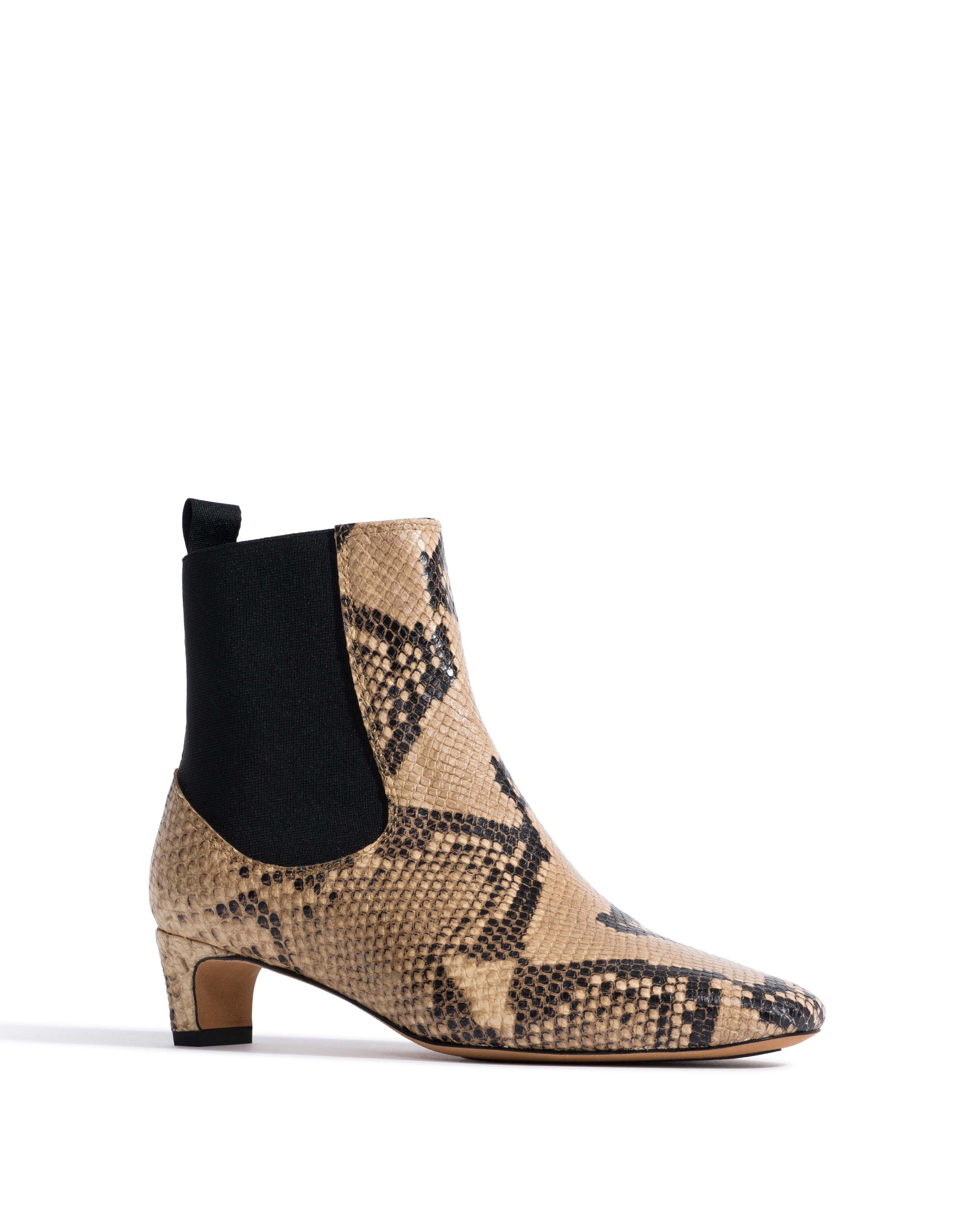 Gaby 40 Snake calf Natural sand - Anonymous Copenhagen Ankle boots