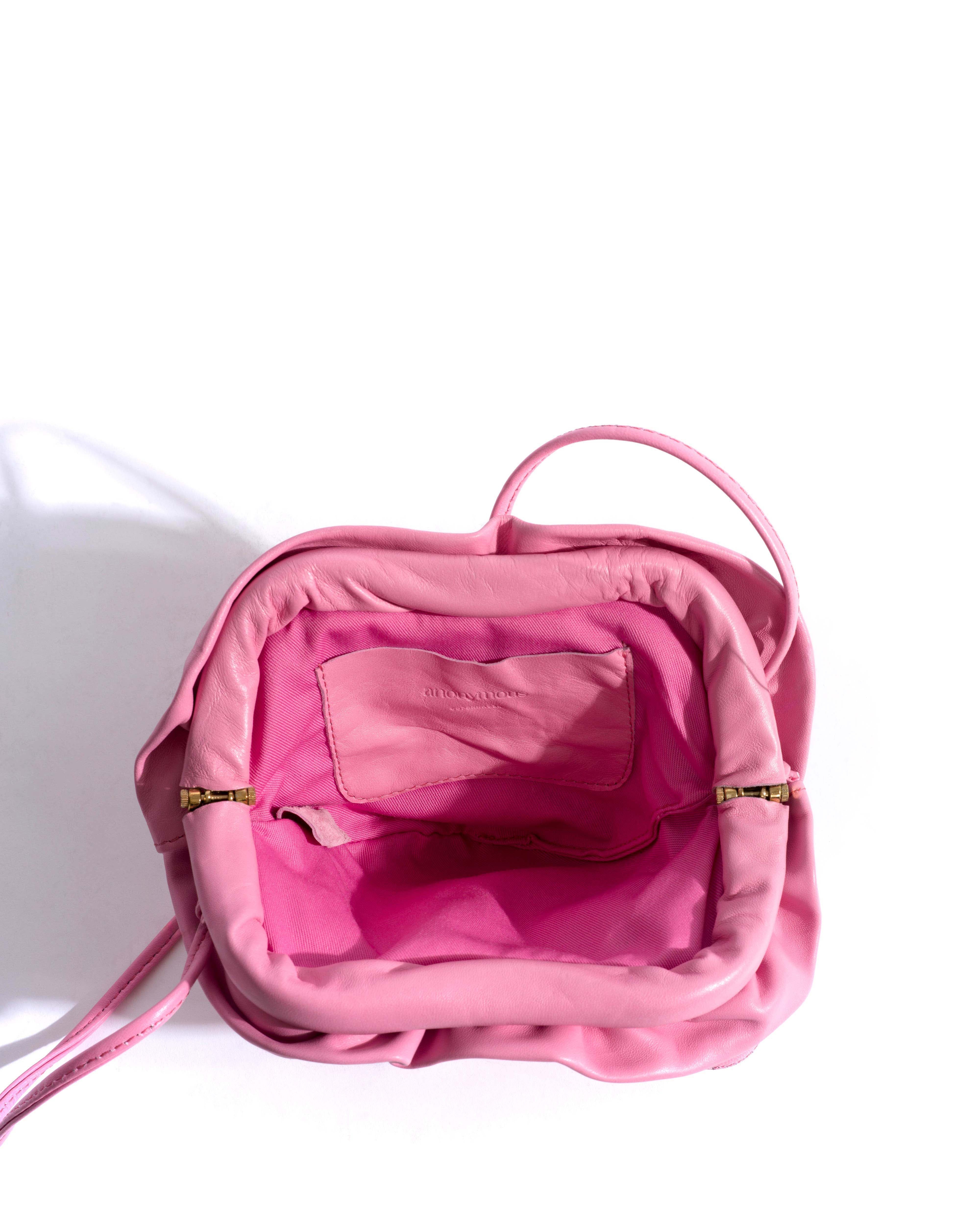 Zally petite heart bag Shiny lamb Gum candy