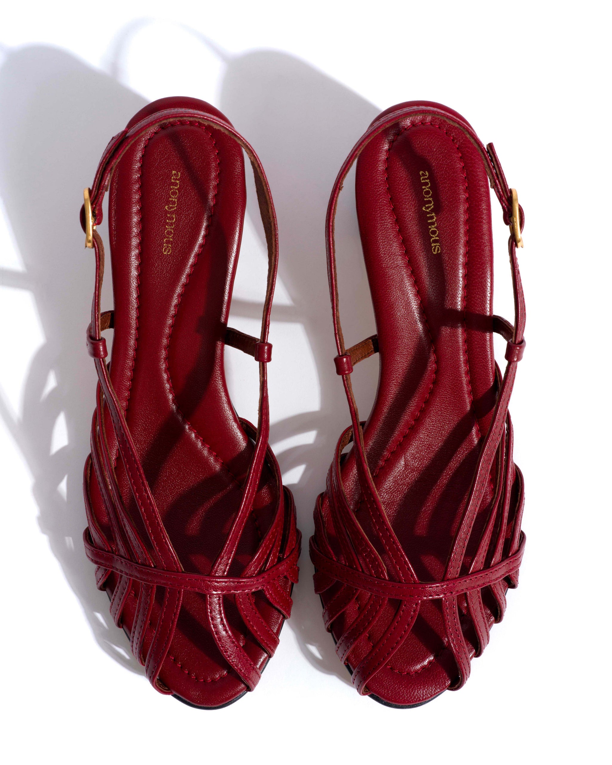 Briddie 50 Shiny lamb Pomegranate - Anonymous Copenhagen Shoes