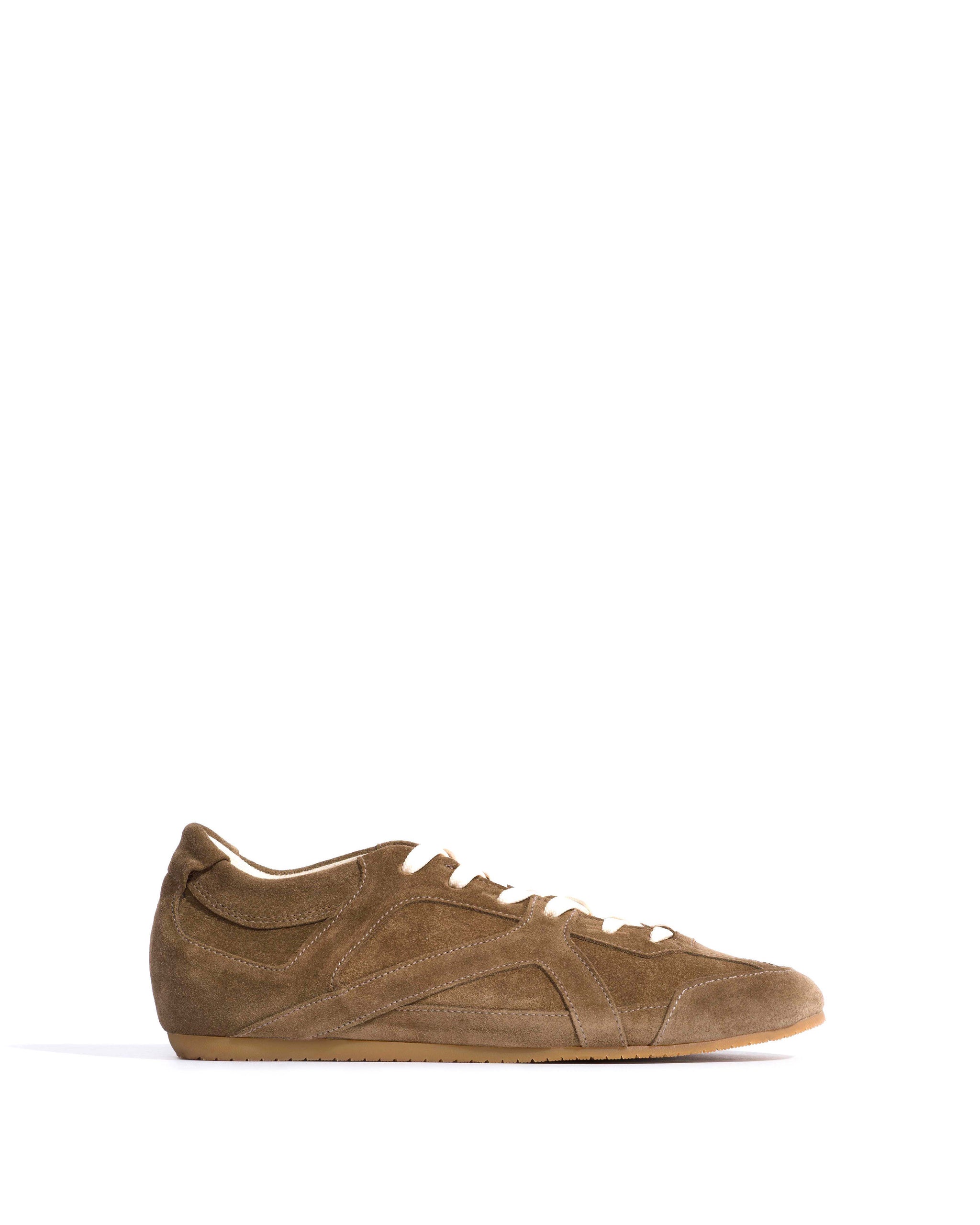 Sneakerina Calf suede Dried olive - Anonymous Copenhagen Sneakers