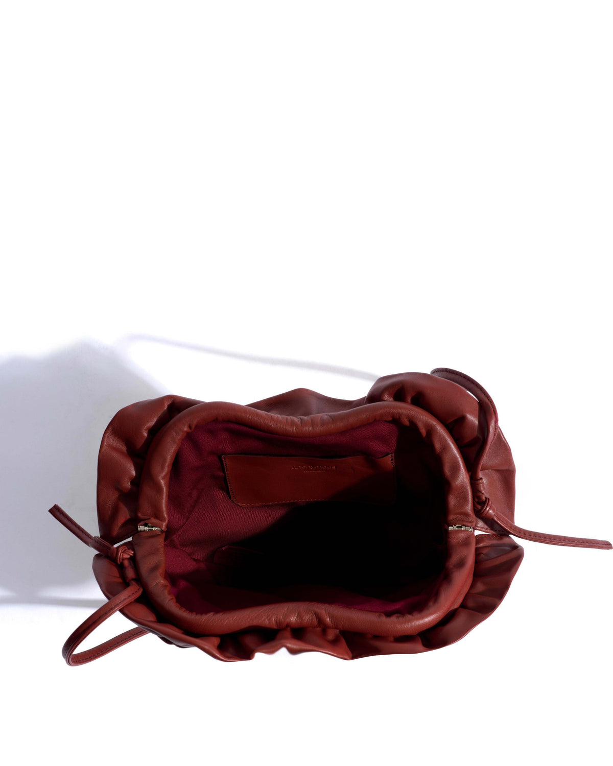 Zally classic heart bag Shiny lamb Terracotta