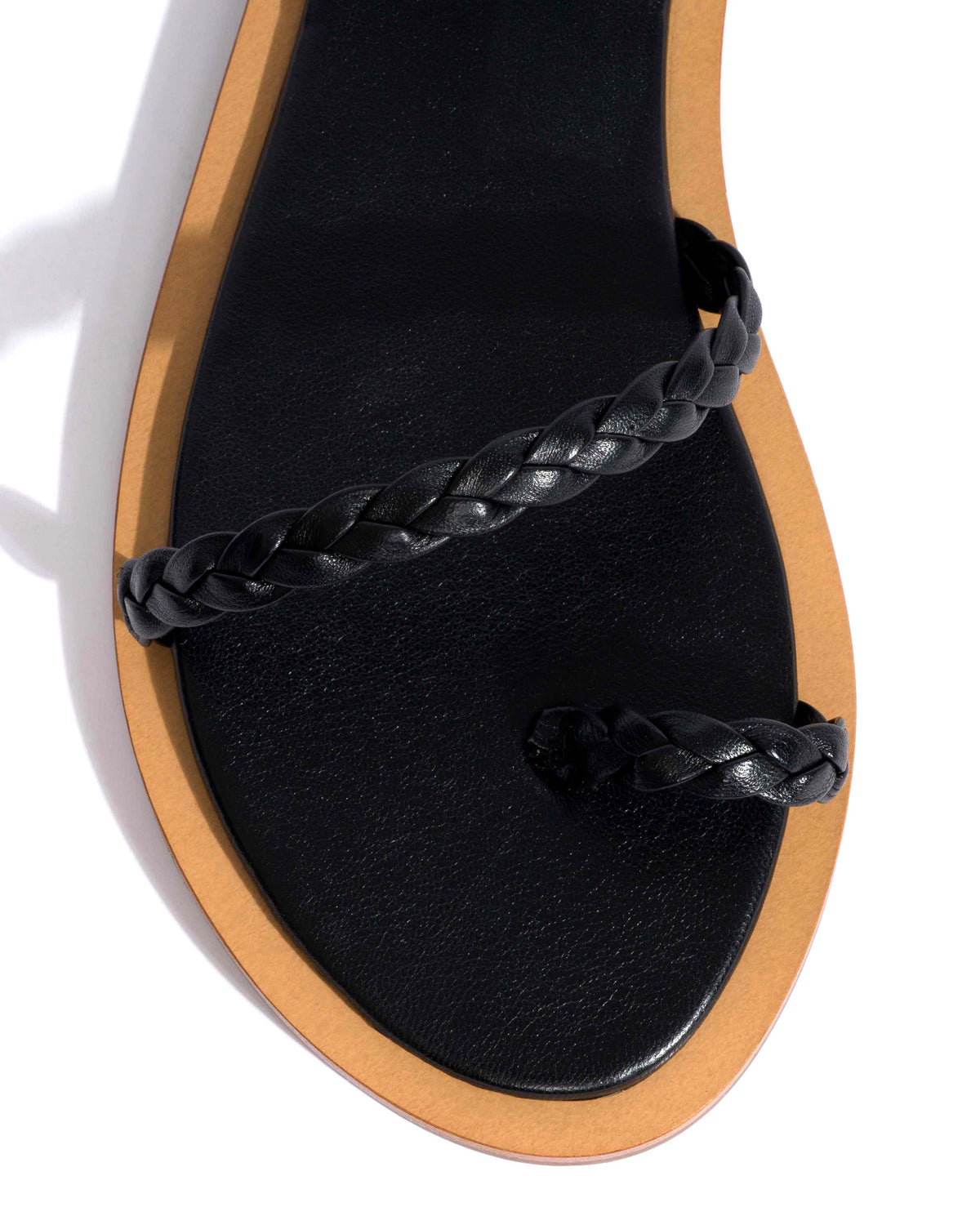 Cinca 10 hand-braided Hand-braided leather Black