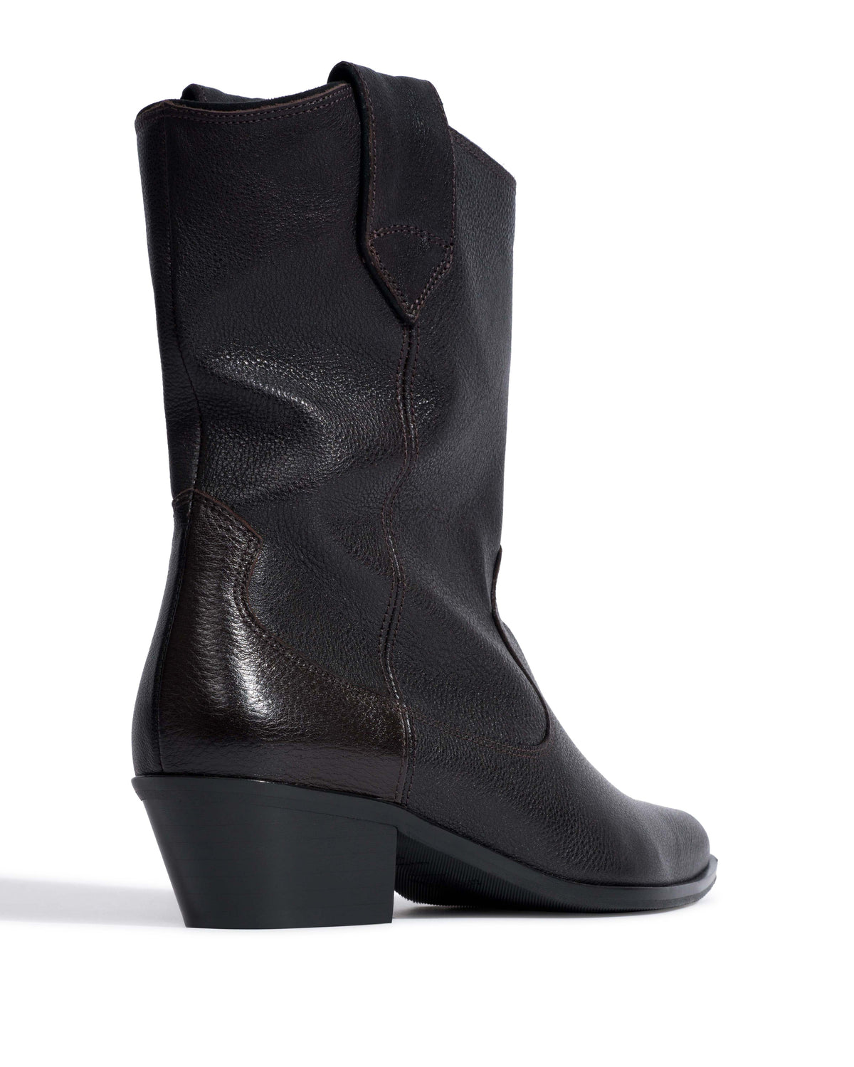 Saseline 35 Natural grain soft calf Espresso brown
