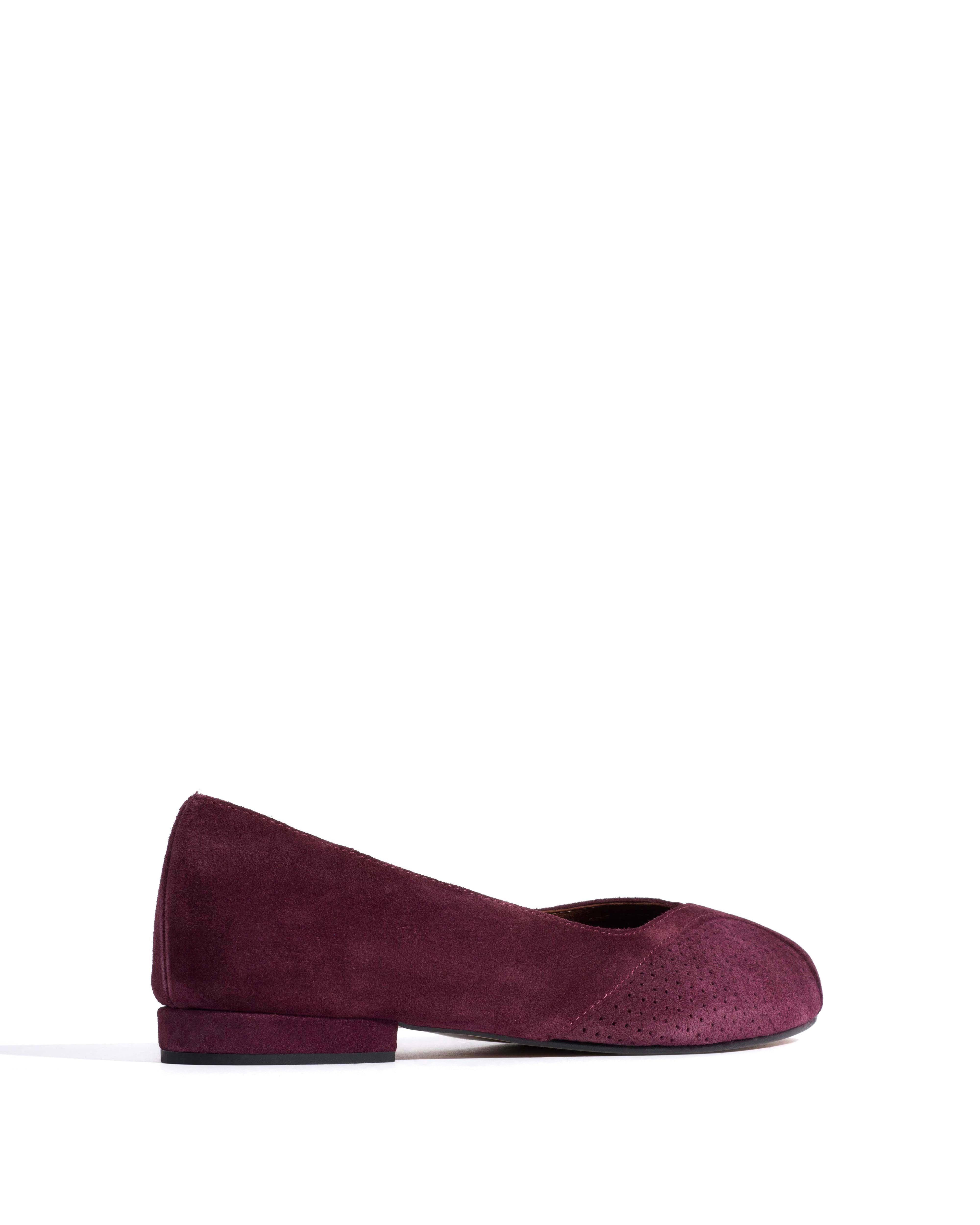 Tiffy Calf suede Fig purple