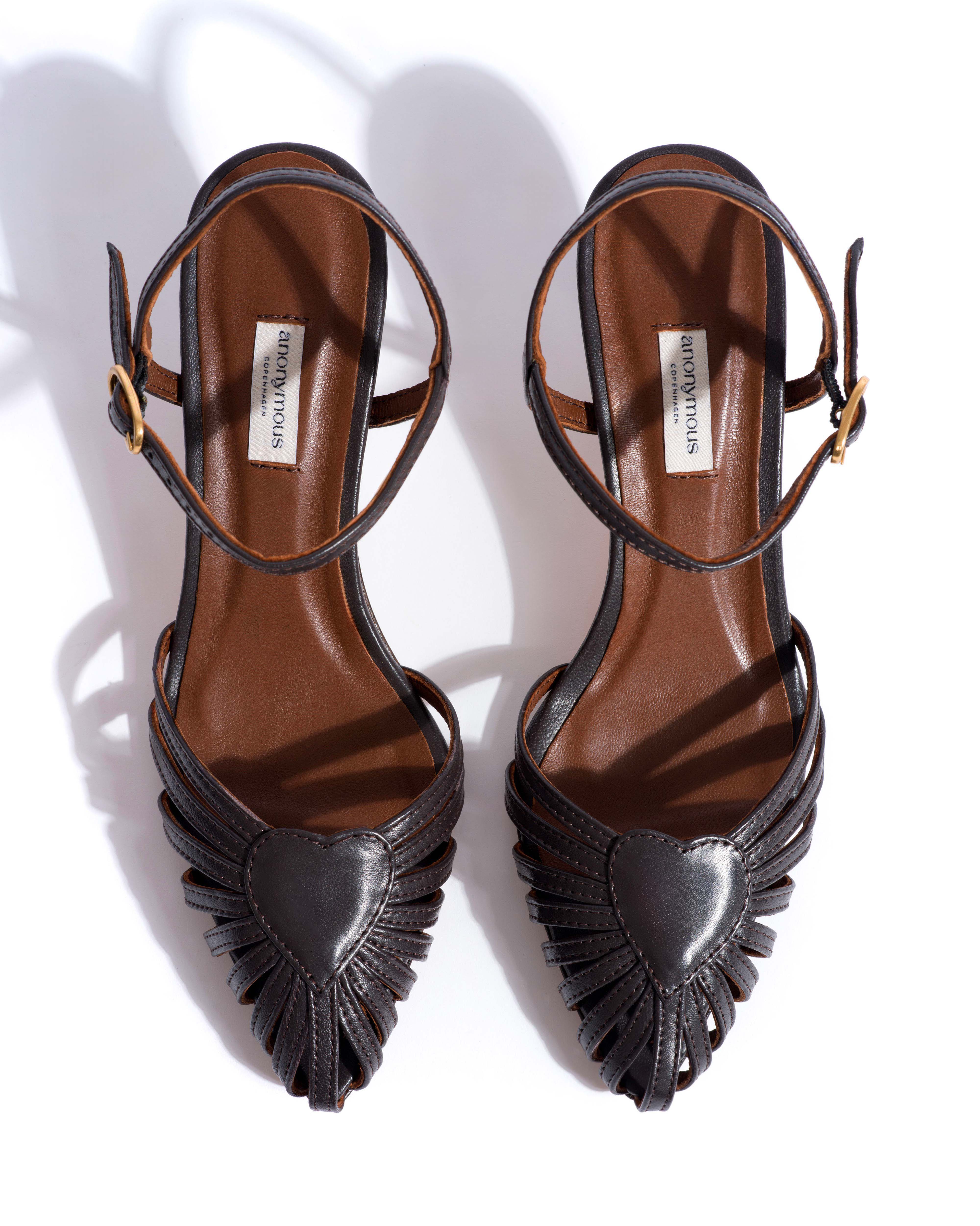 Keesha 55 Shiny lamb Espresso brown