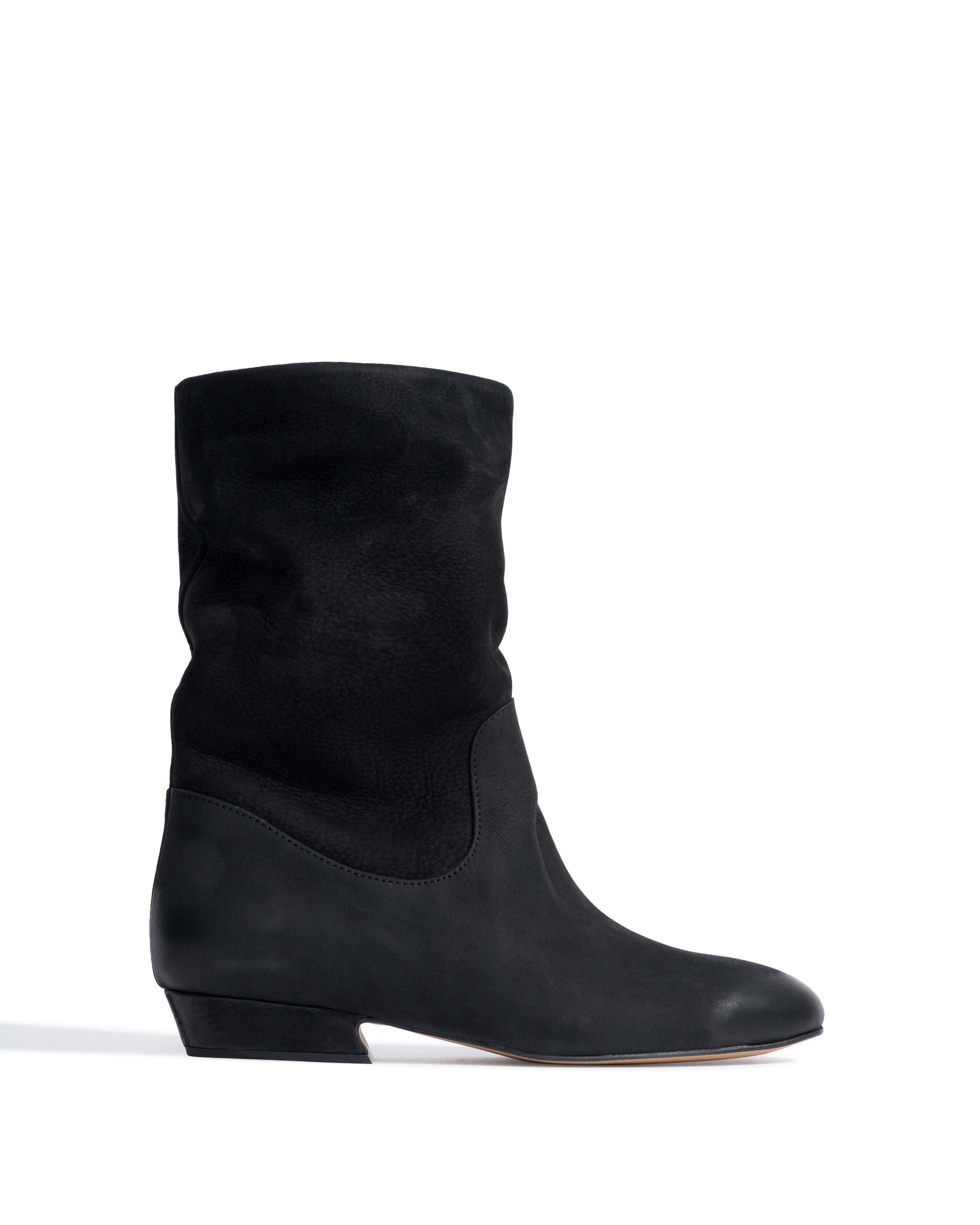 Cacha 25 Soft nubuck calf Black