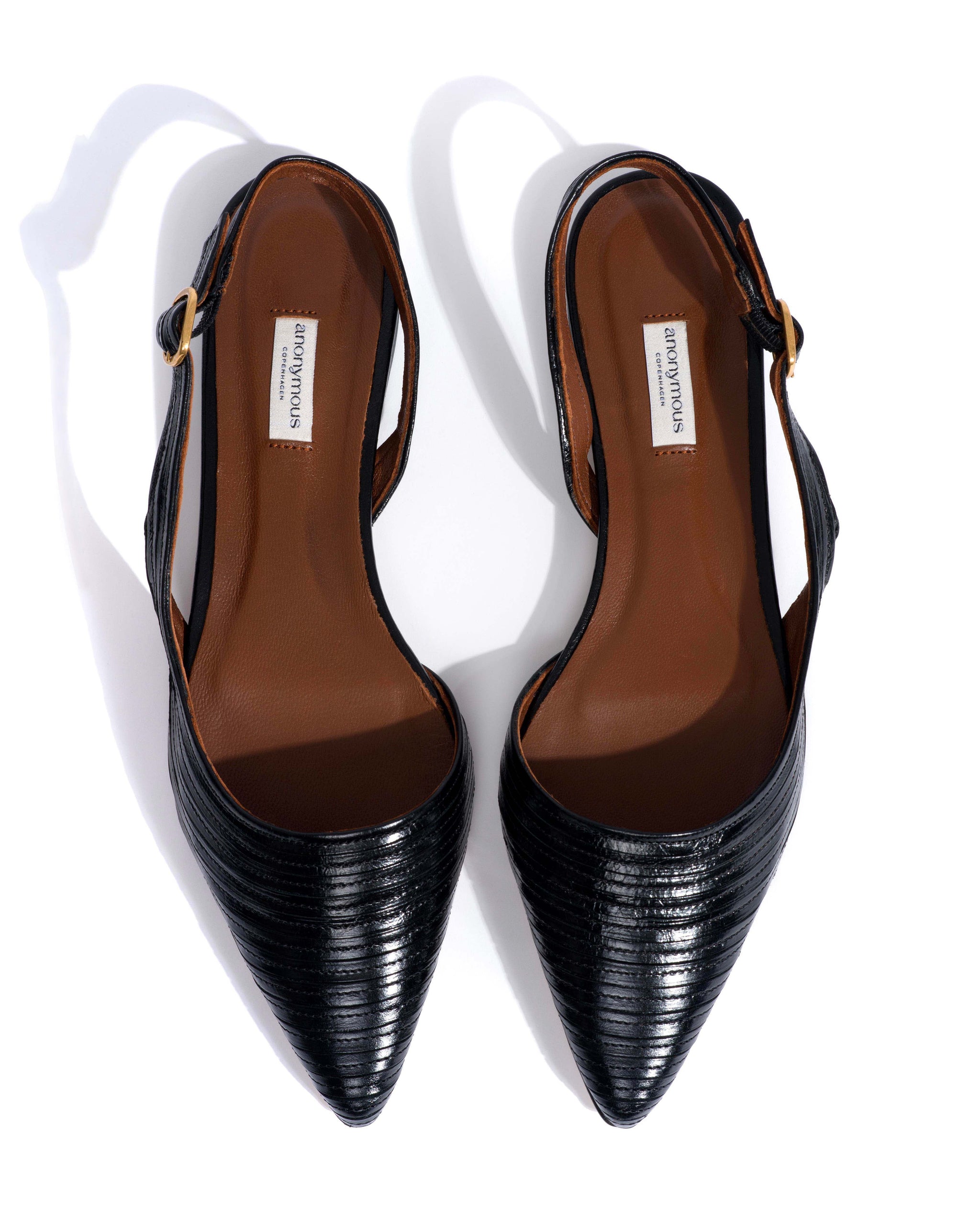 Carla 10 Crinkled polished goat Black - Anonymous Copenhagen Shoes