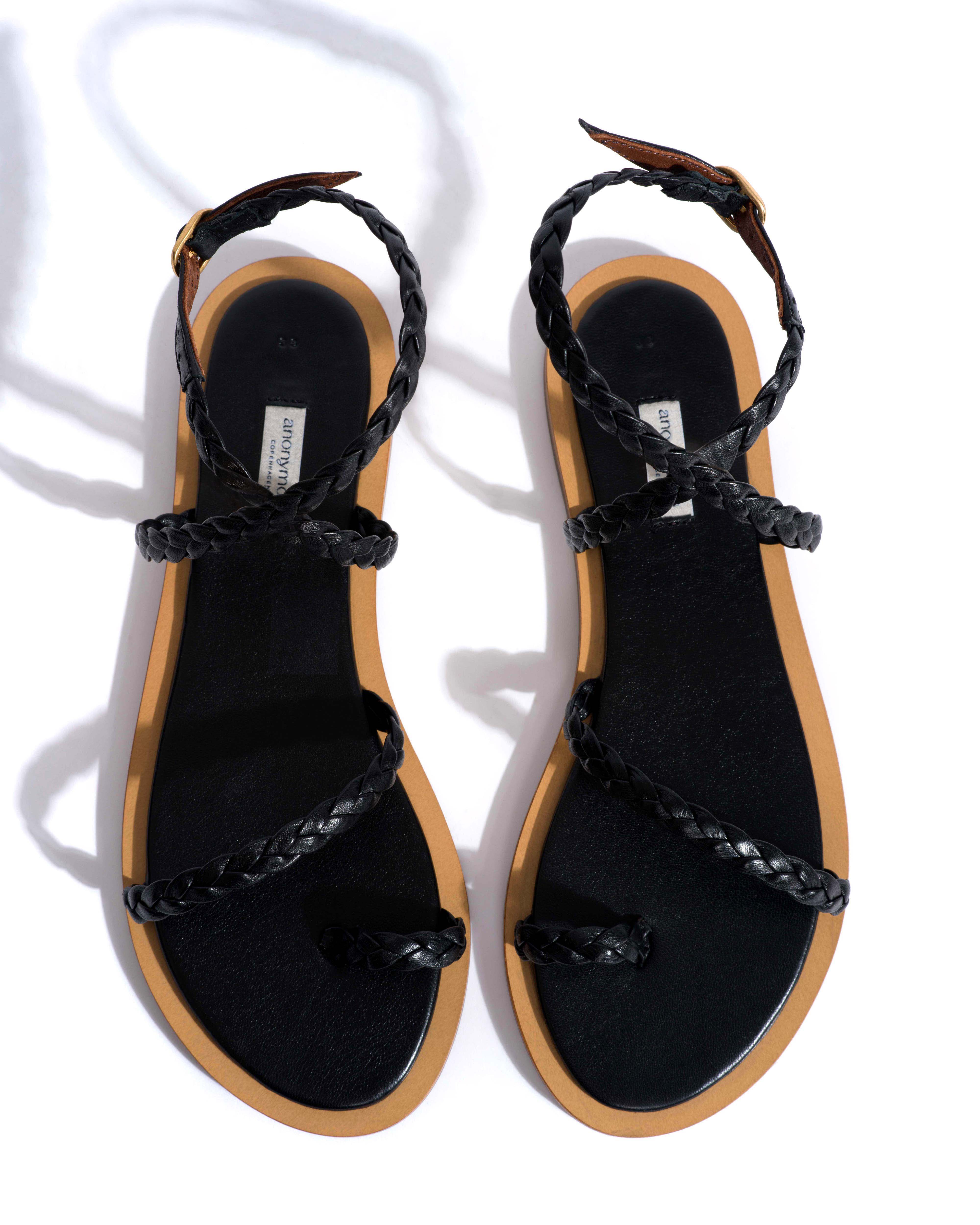 Cinca 10 hand-braided Hand-braided leather Black