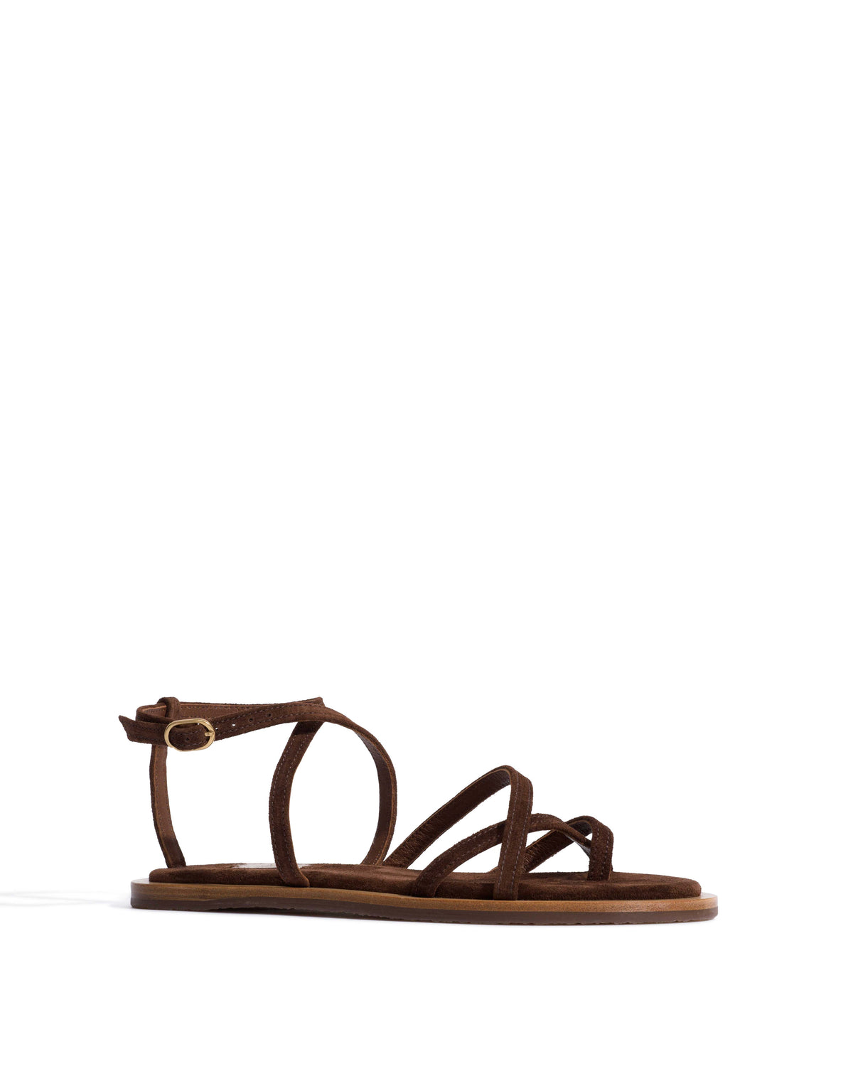 Isah 10 Calf suede Chocolate